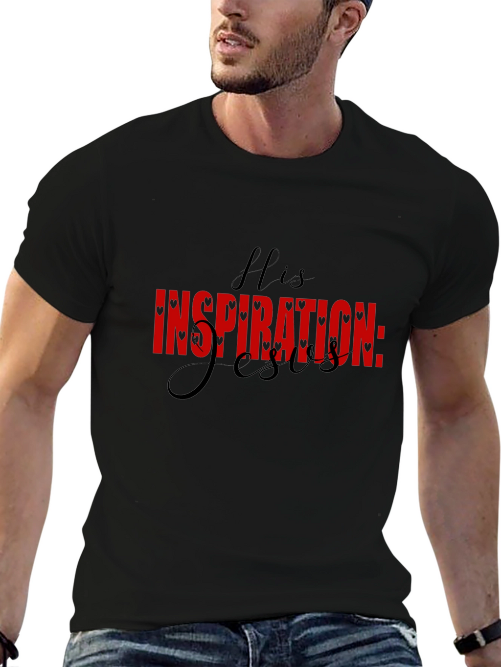 His Inspiration Jesus Graphic Tee