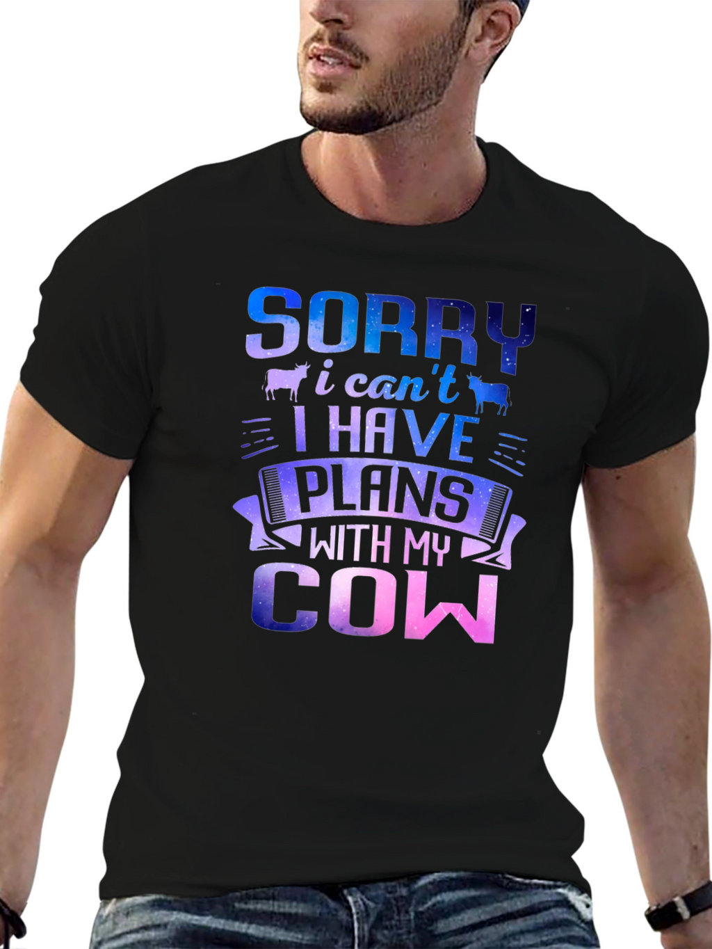 Sorry I Have Plans With My Cow T-Shirt
