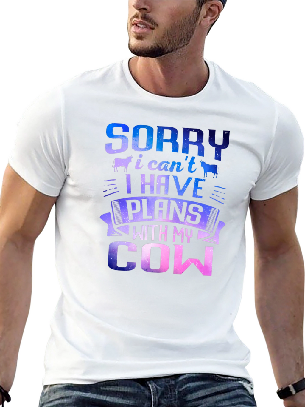 Sorry I Have Plans With My Cow T-Shirt