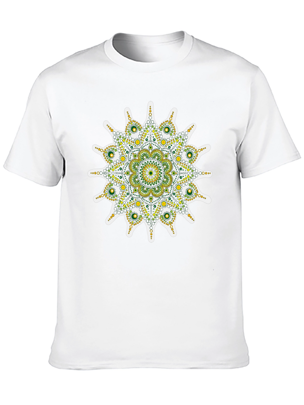 Mandala Graphic Print Black T-Shirt