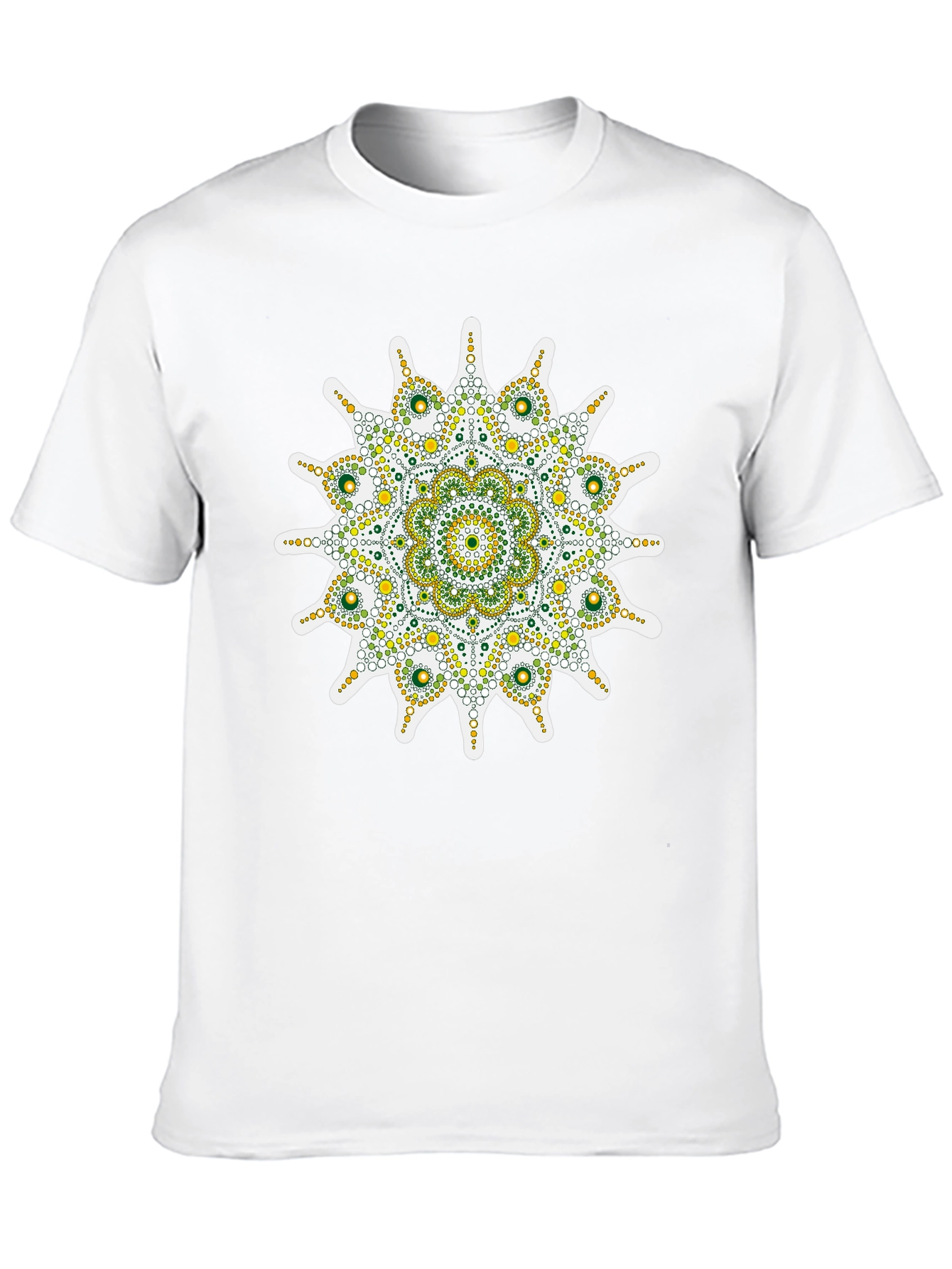 Mandala Graphic Print Black T-Shirt