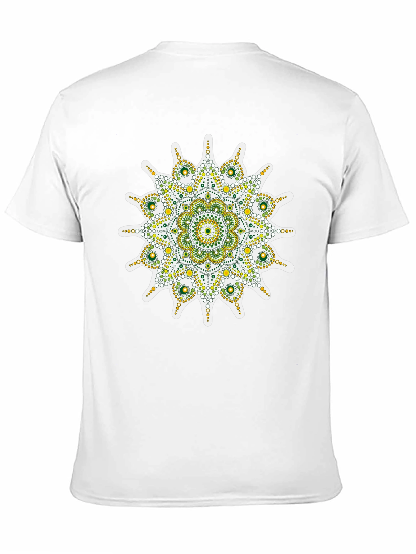 Mandala Graphic Print Black T-Shirt