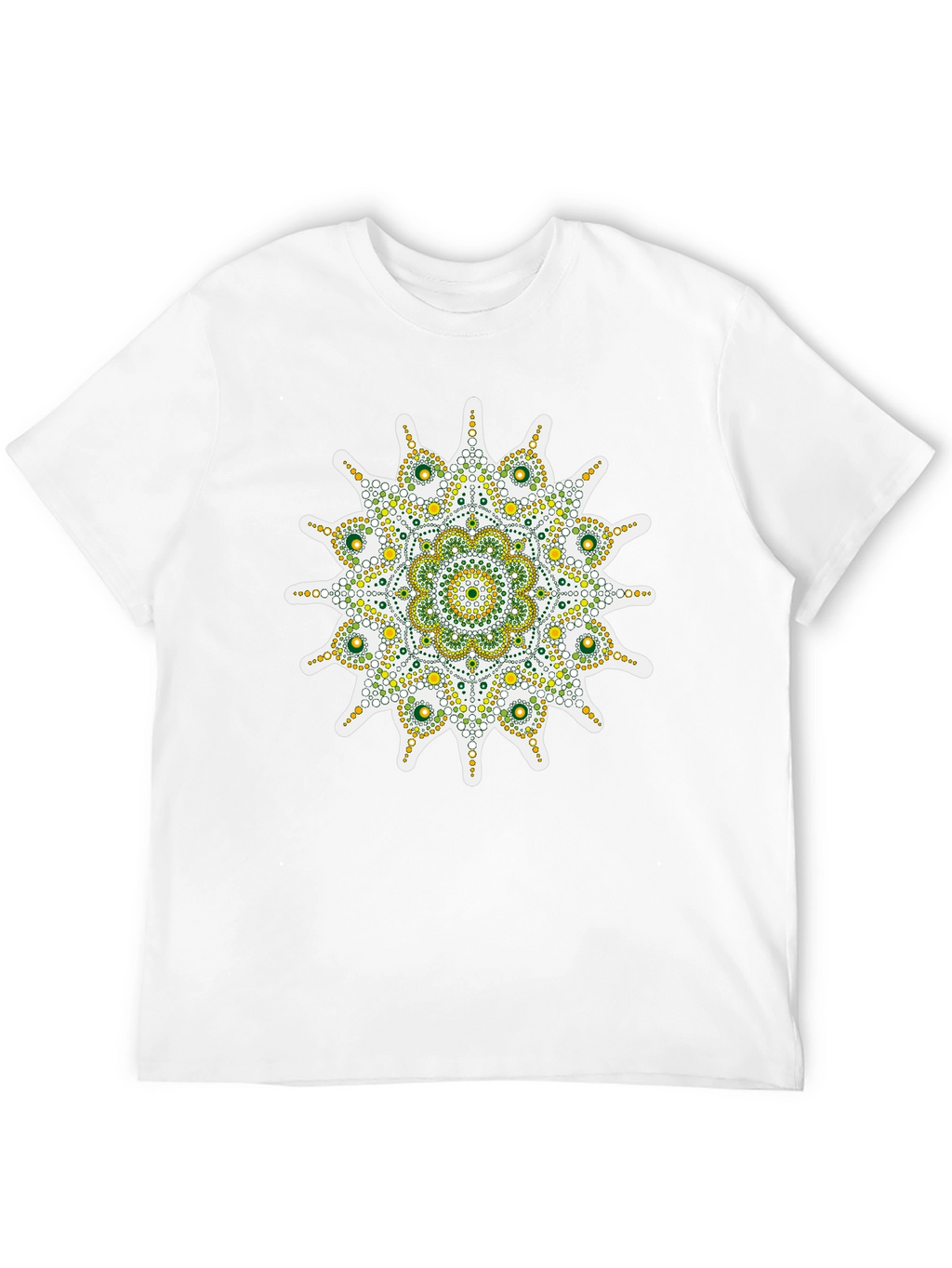 Mandala Graphic Print Black T-Shirt