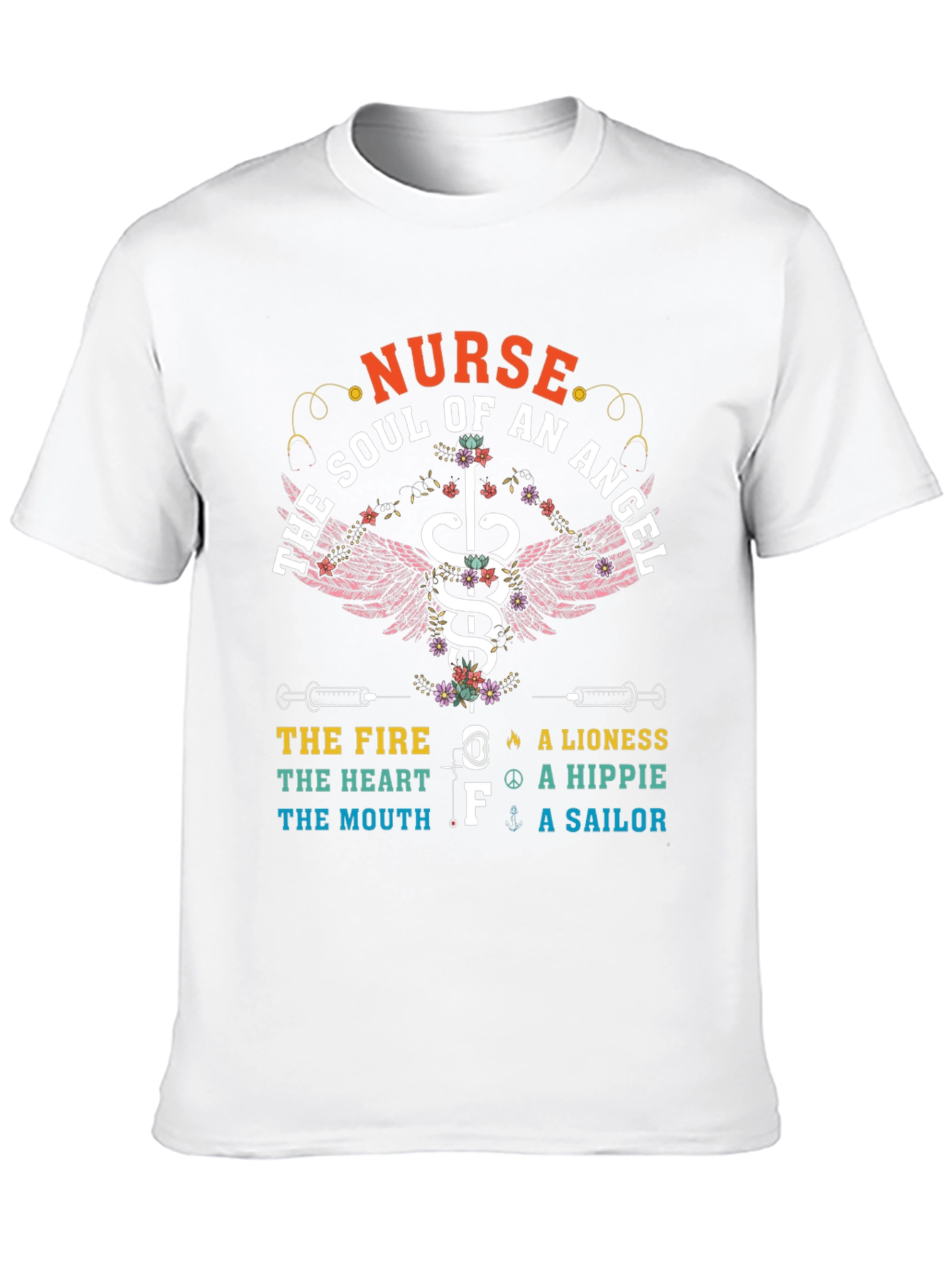 Nurse Soul Of An Angel Graphic T-Shirt