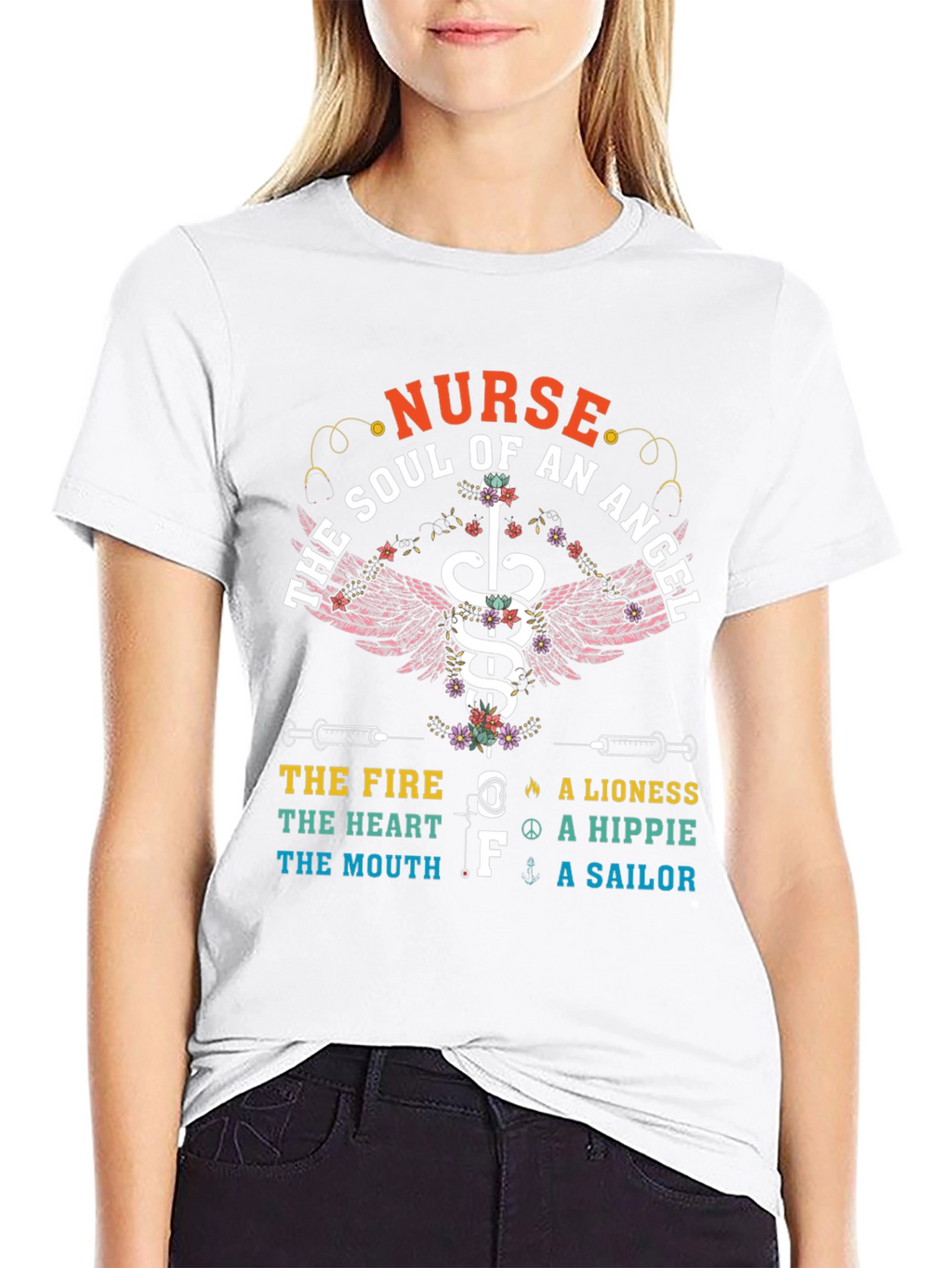 Nurse Soul Of An Angel Graphic T-Shirt