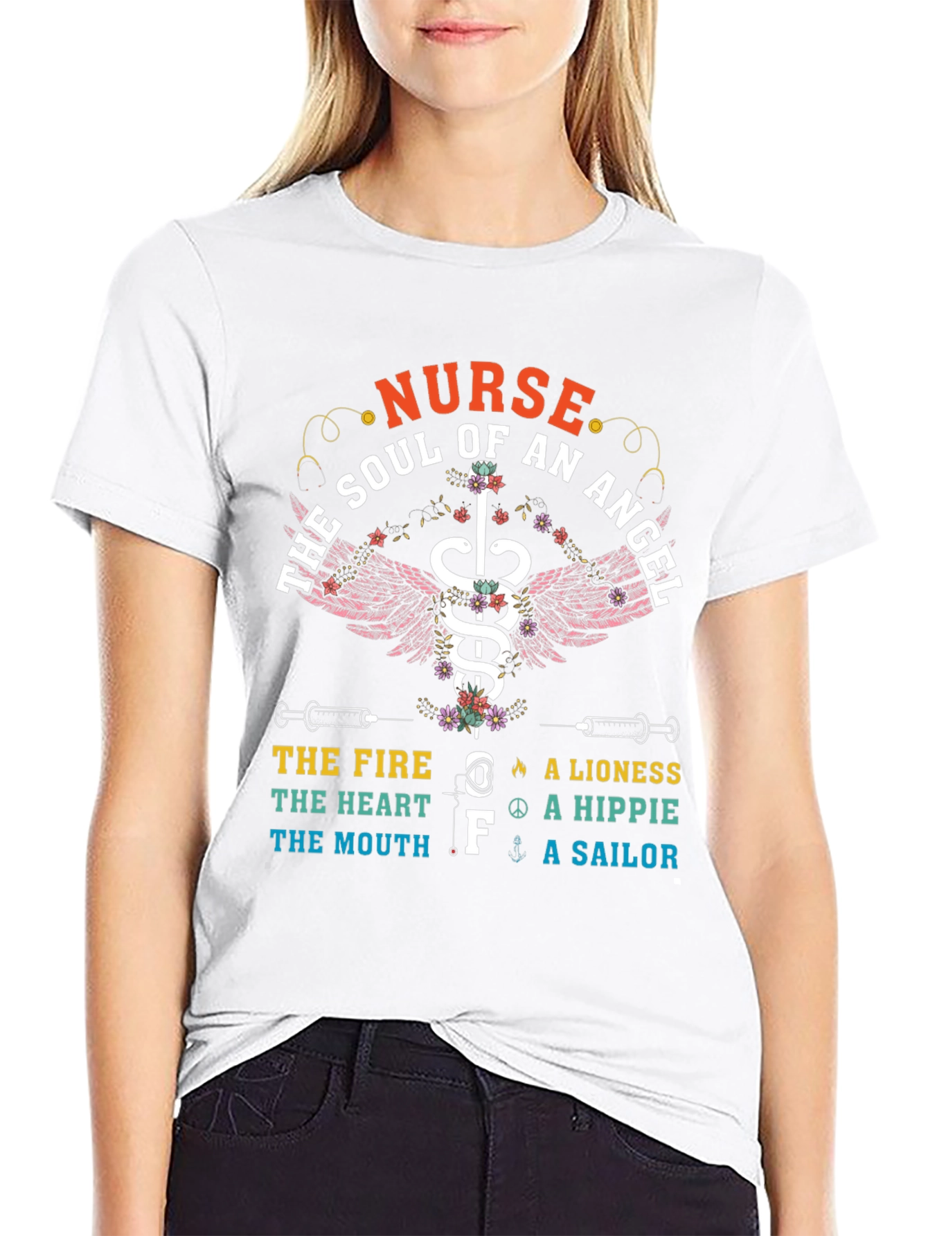 Nurse Soul Of An Angel Graphic T-Shirt
