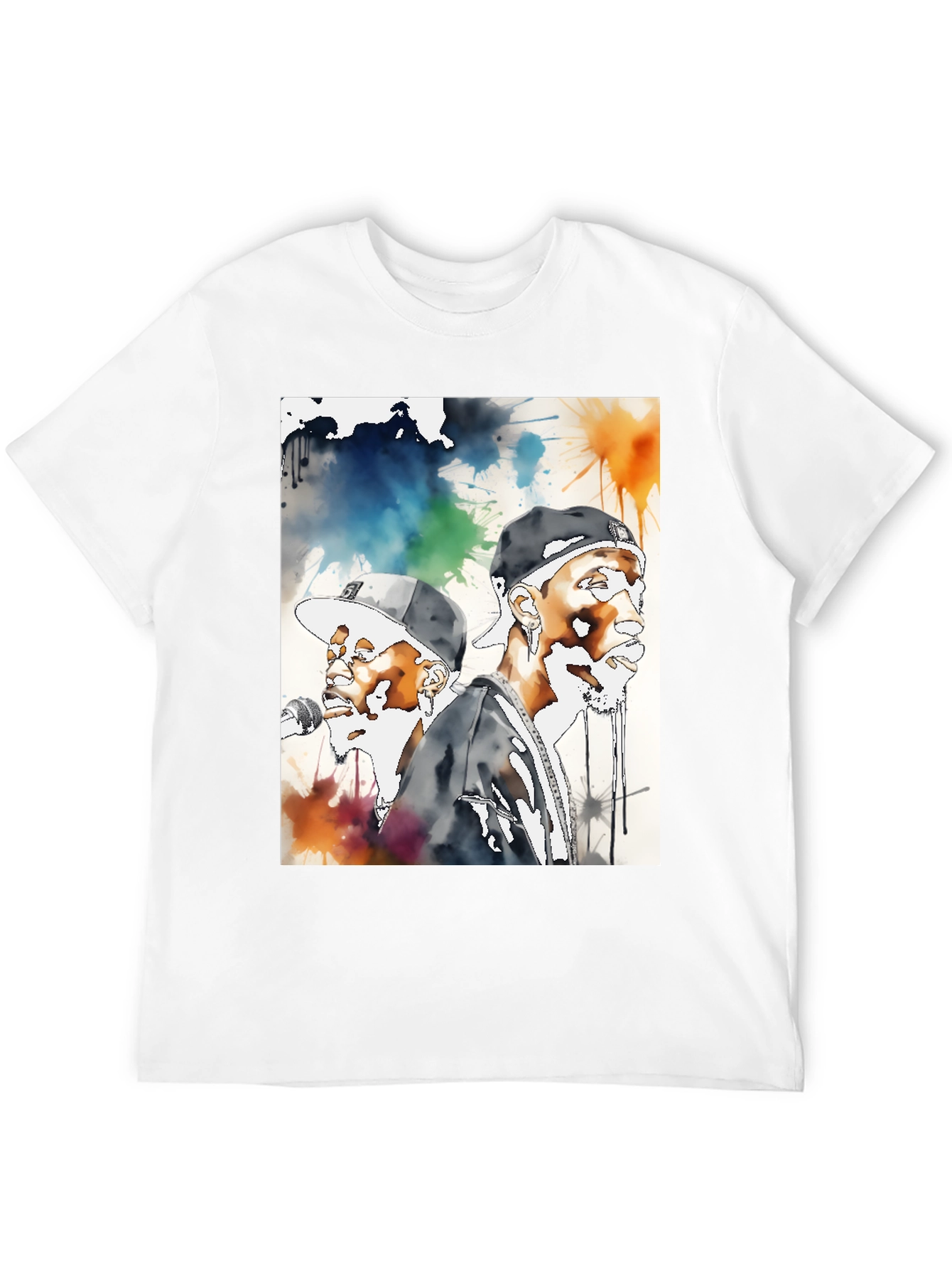 Hip Hop Watercolor T-Shirt