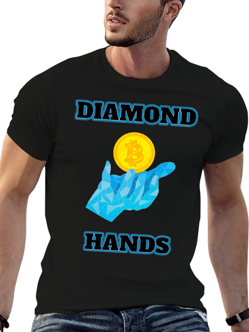 Diamond Hands Bitcoin T-Shirt