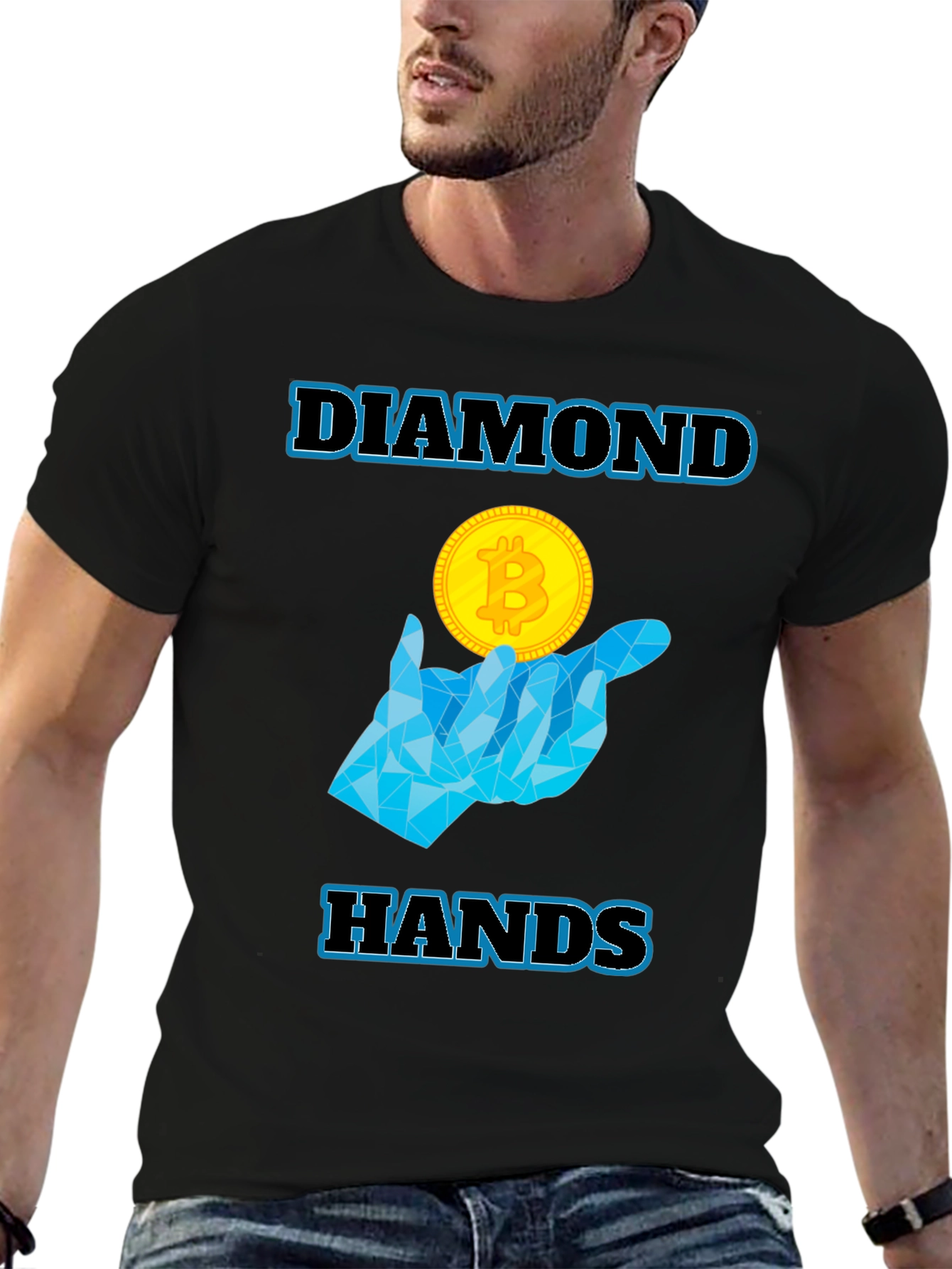 Diamond Hands Bitcoin T-Shirt