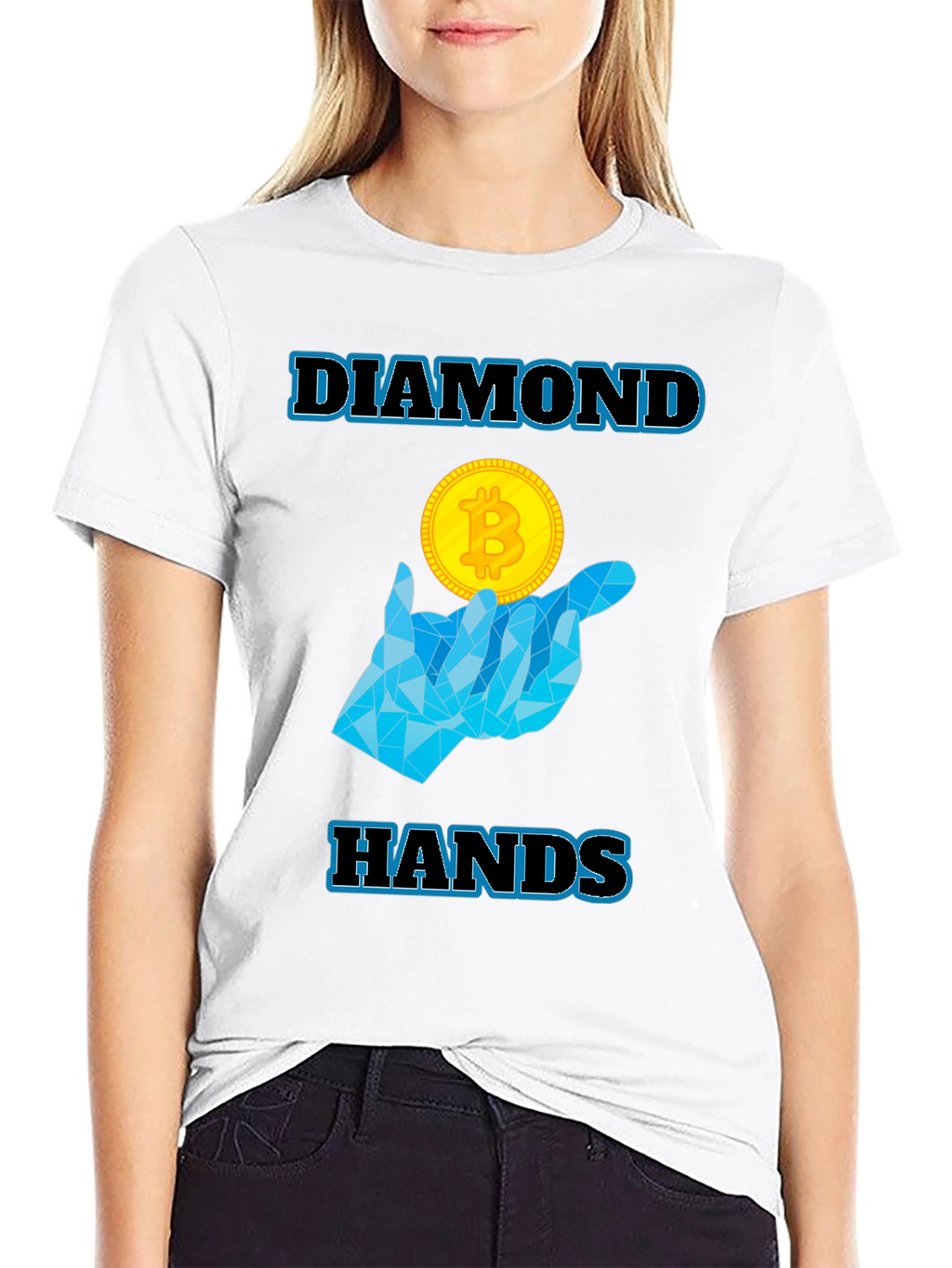 Diamond Hands Bitcoin T-Shirt