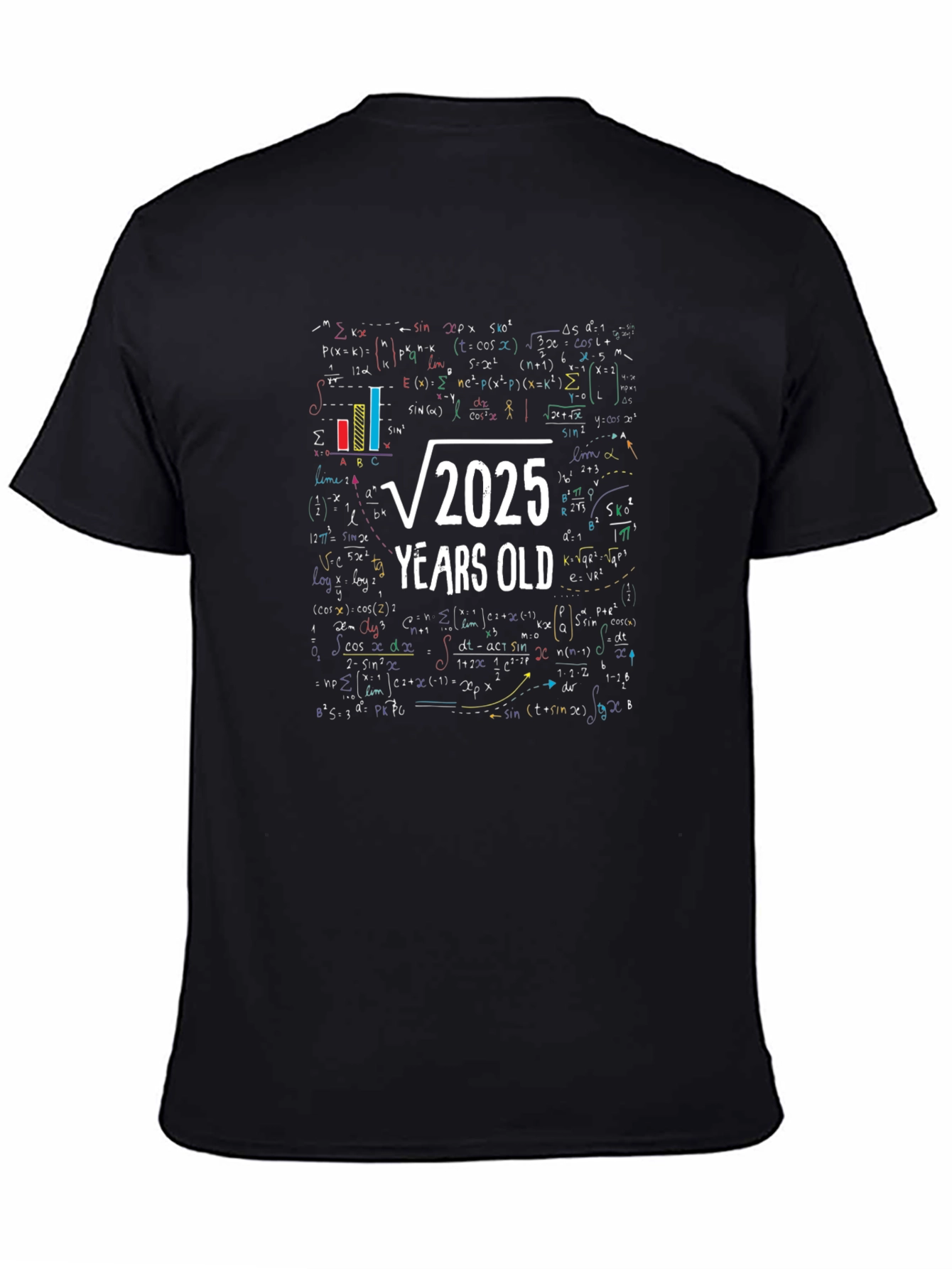 Square Root of 2025 - 45 Years Old Math T-Shirt