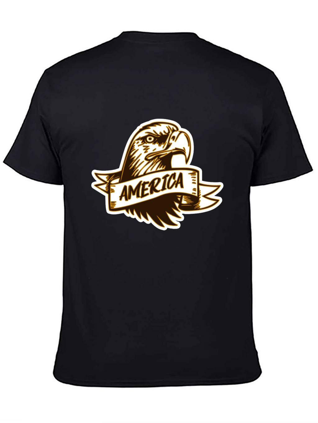 America Eagle Black T-Shirt