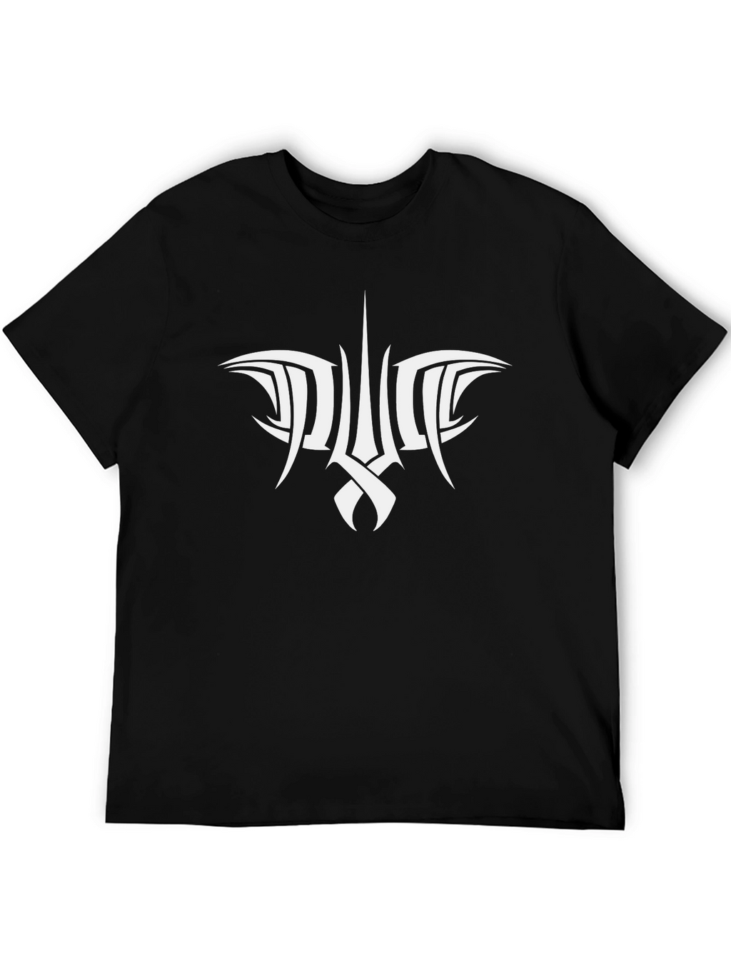 Tribal Design Black T-Shirt