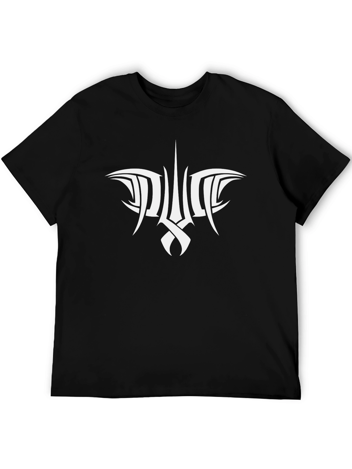 Tribal Design Black T-Shirt