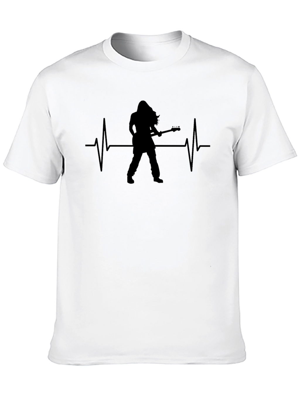 Rocker Heartbeat Graphic T-Shirt