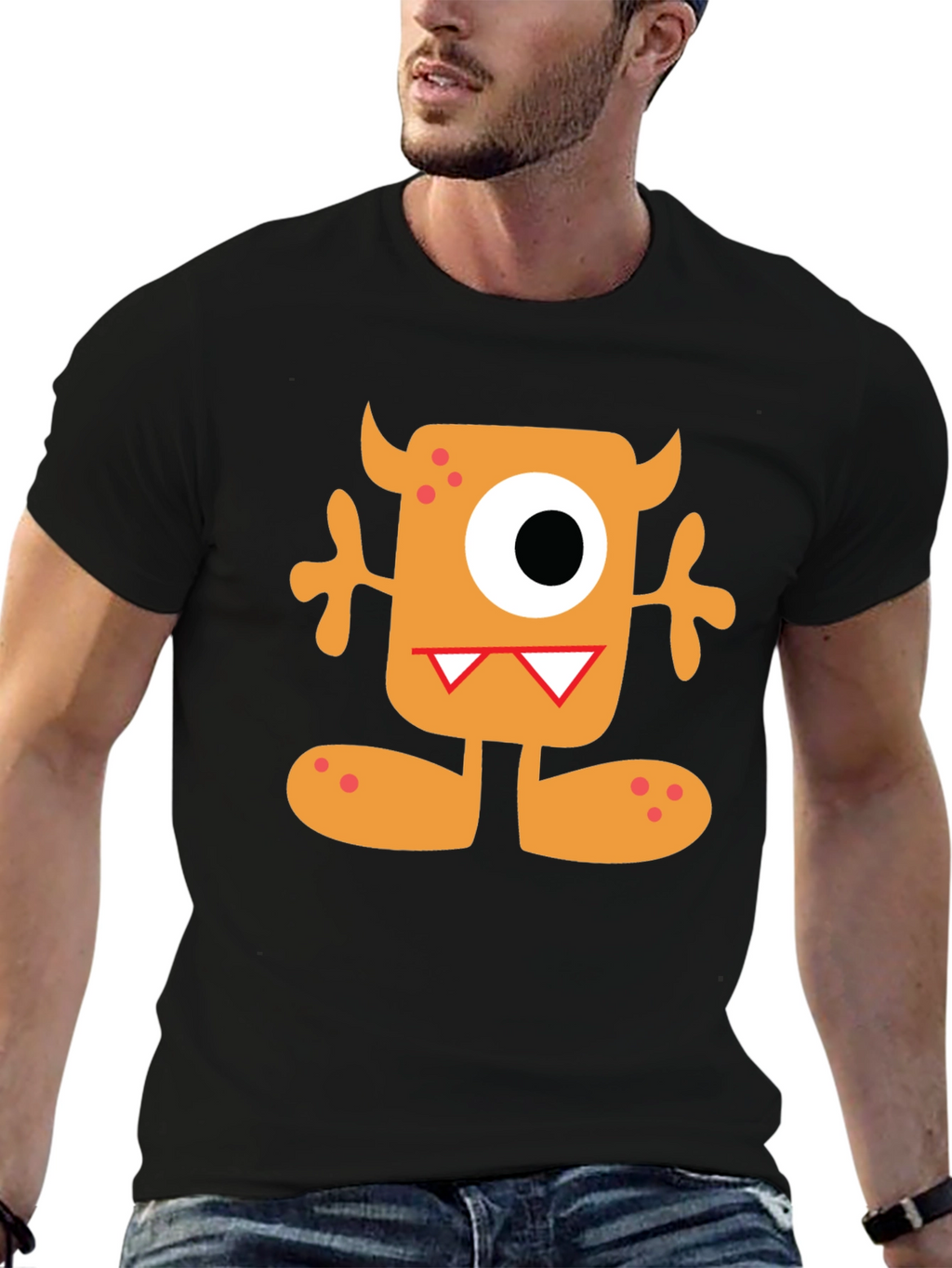 Monster Graphic Tee - Fun Cartoon Character Shirt