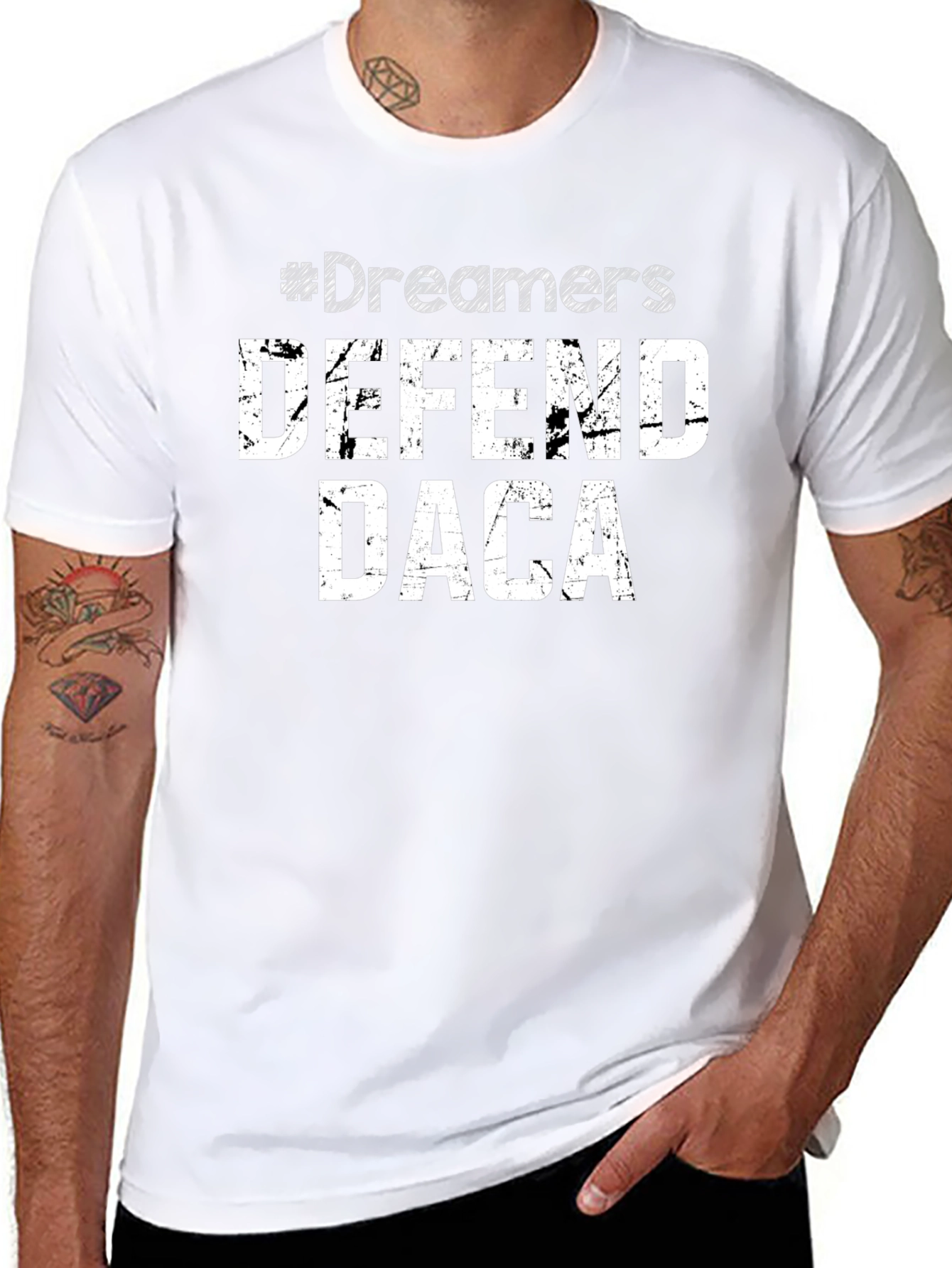 #Dreamers Defend DACA T-Shirt - Support Dreamers