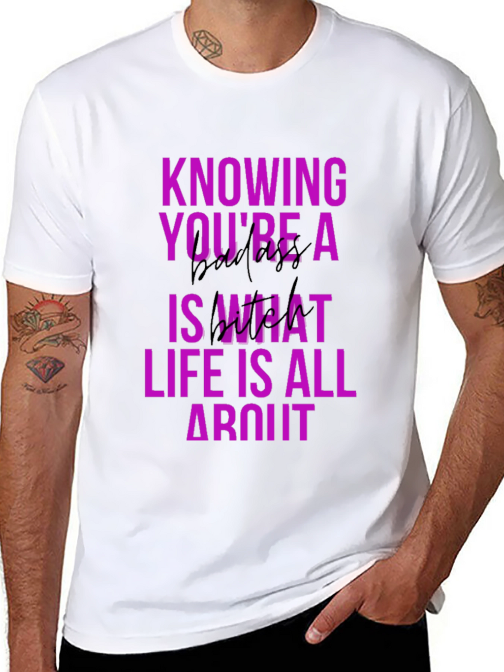 Knowing Youre a Badass T-Shirt