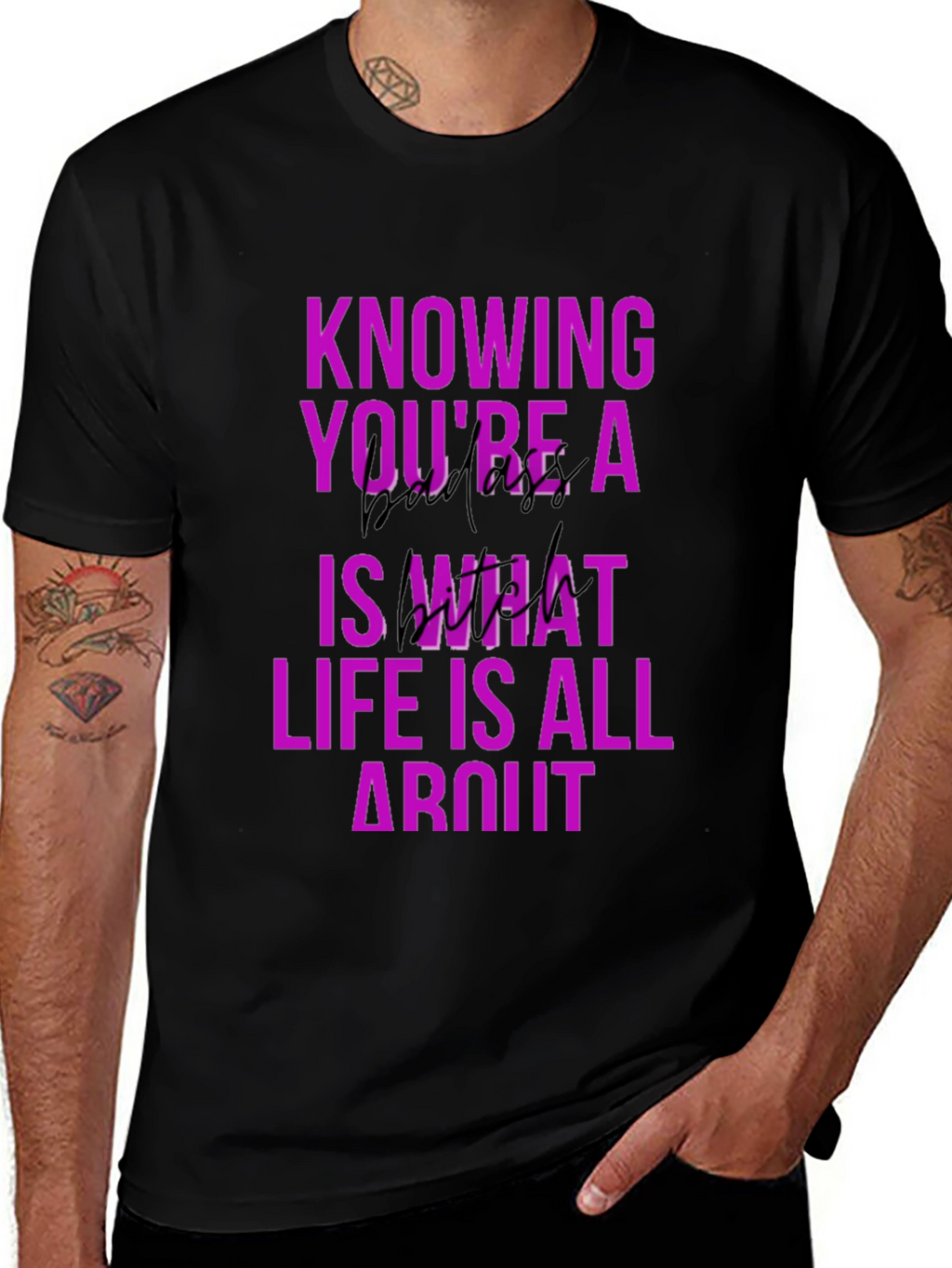 Knowing Youre a Badass T-Shirt
