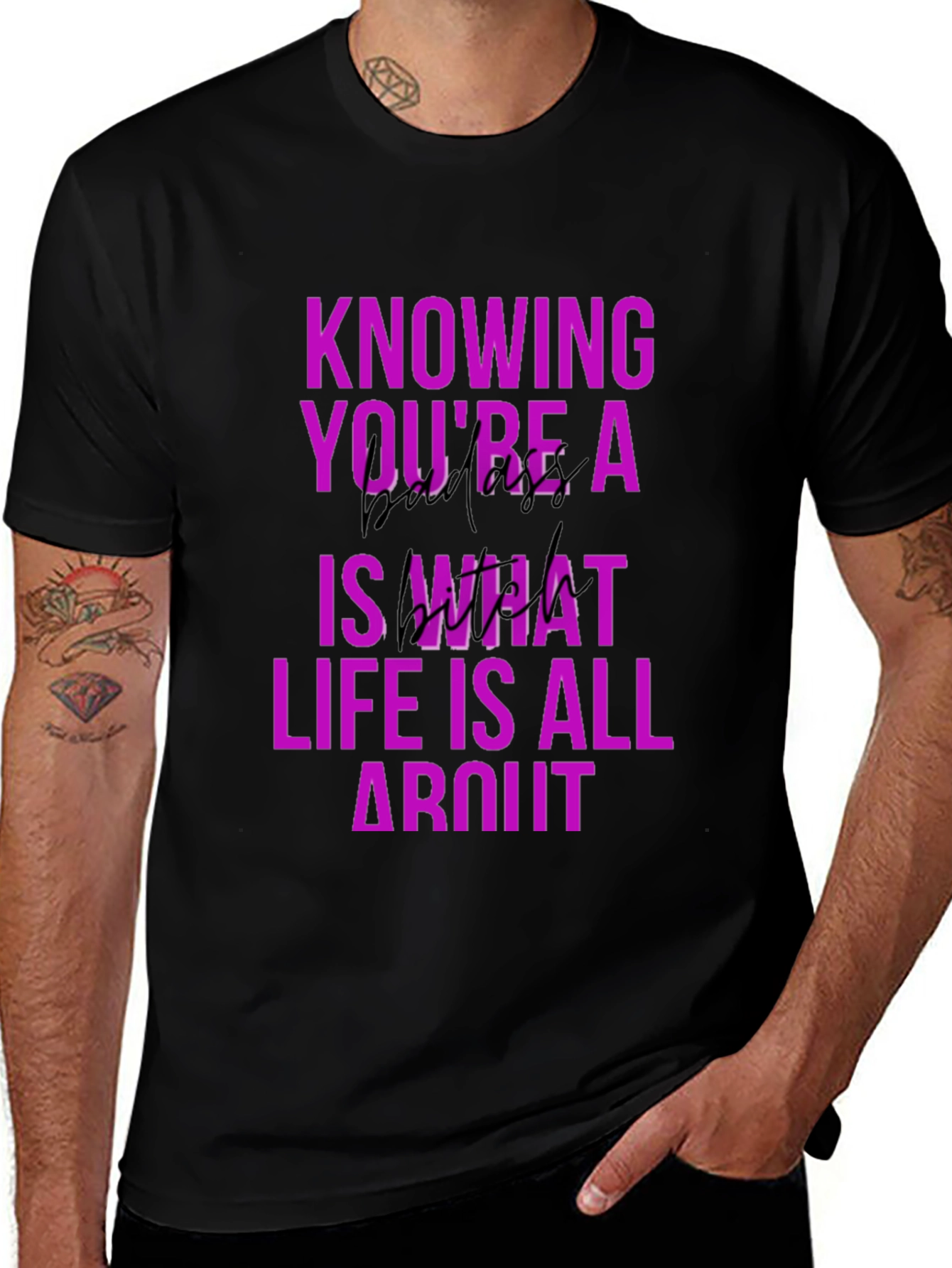 Knowing Youre a Badass T-Shirt