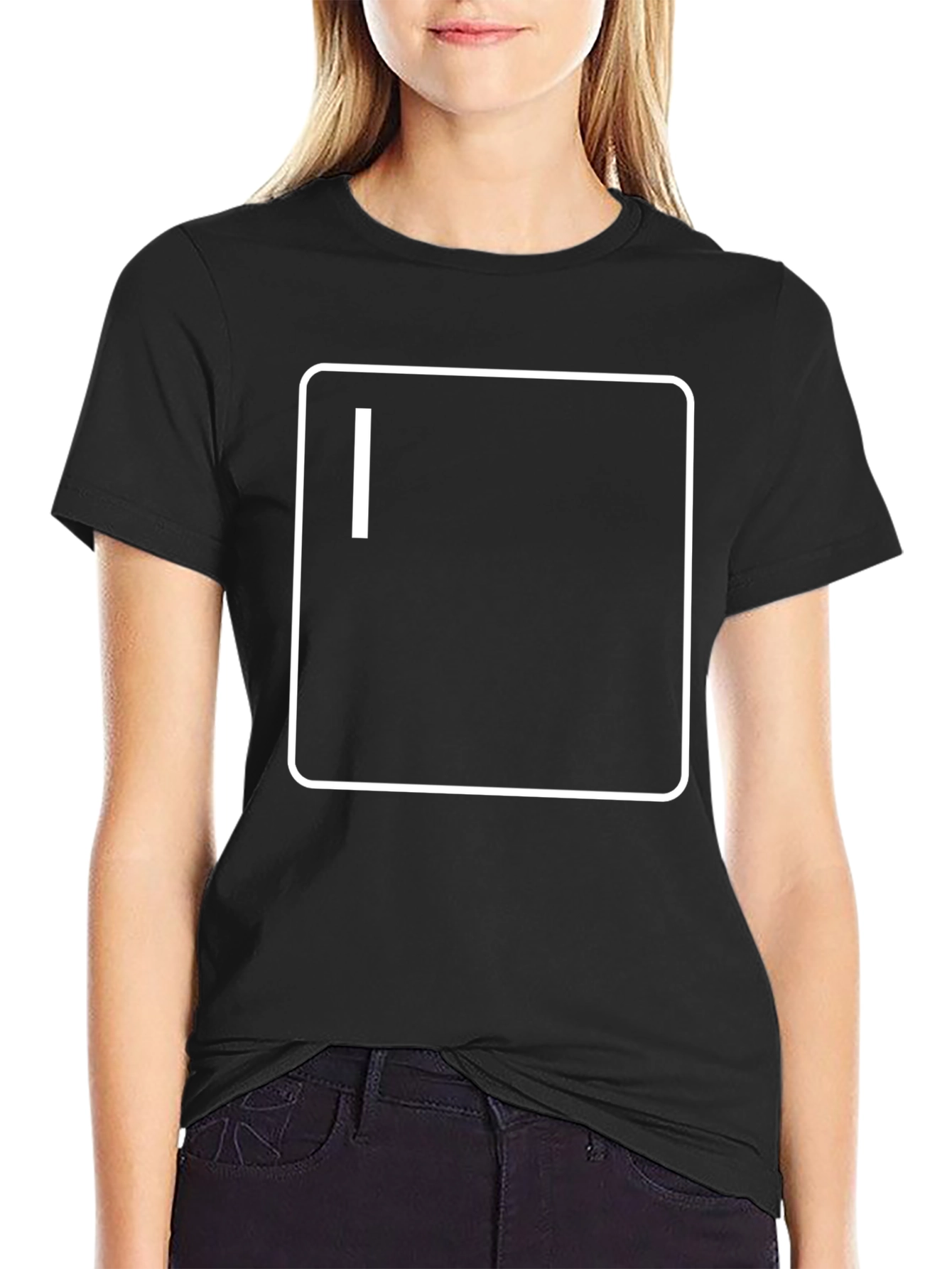 Mens Black T-Shirt with Terminal Graphic