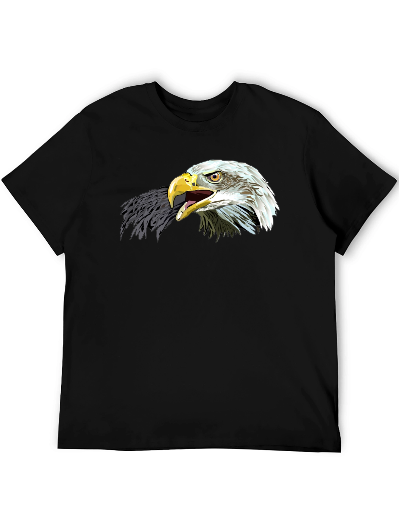 Eagle Graphic Tee - Patriotic Black T-Shirt