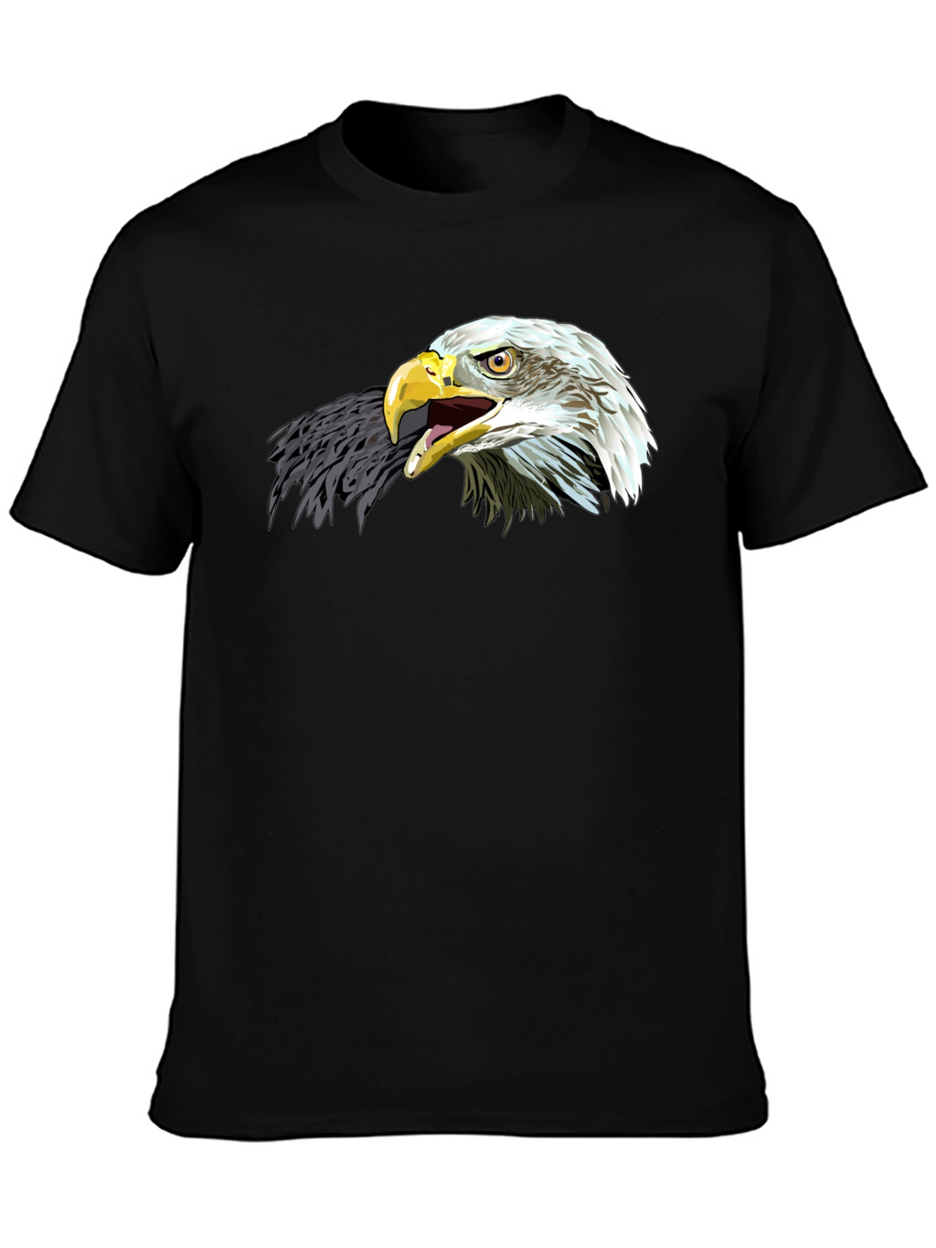Eagle Graphic Tee - Patriotic Black T-Shirt