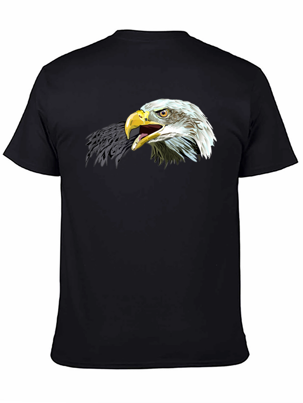 Eagle Graphic Tee - Patriotic Black T-Shirt