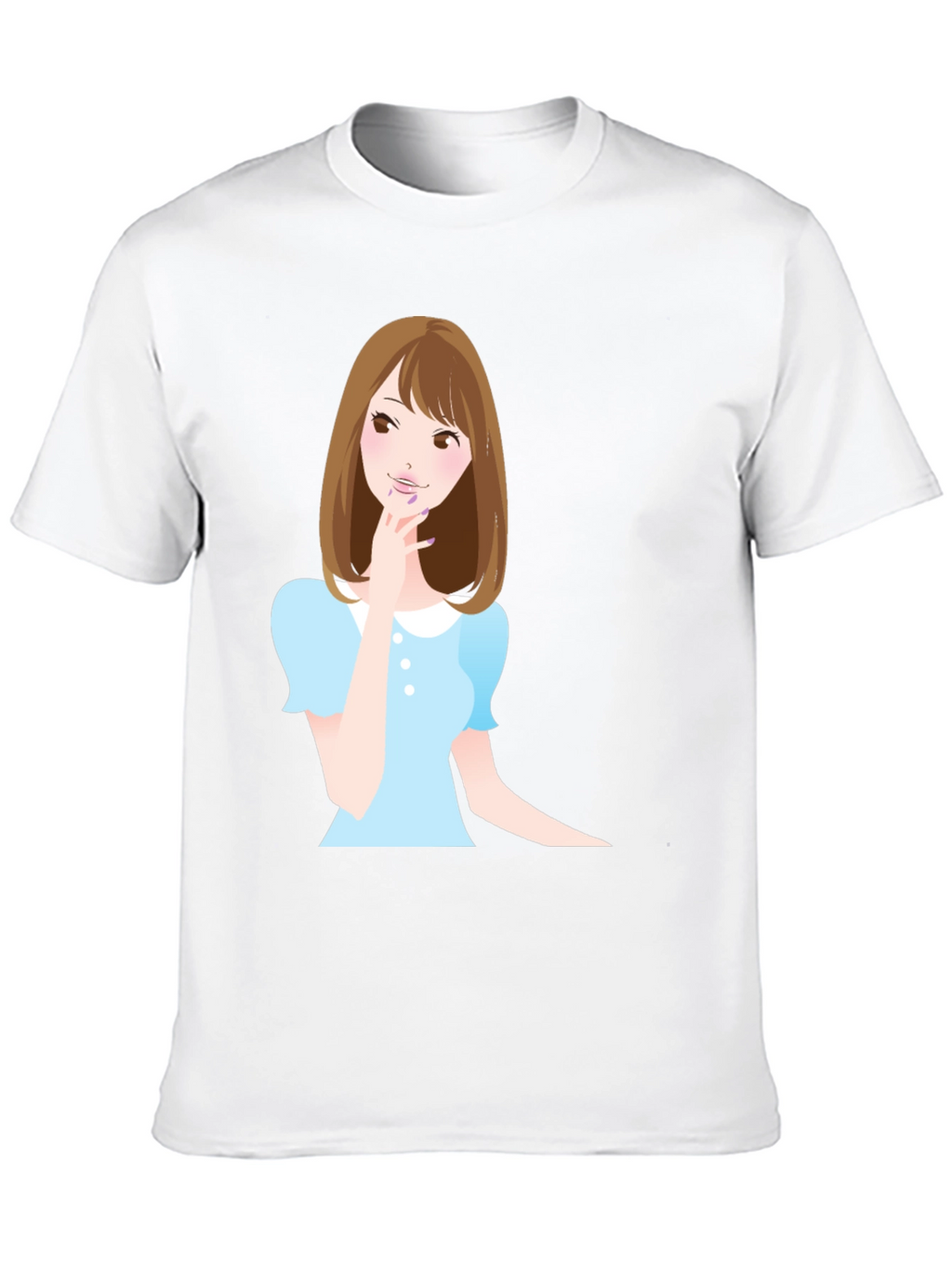 Cute Anime Girl Graphic T-Shirt