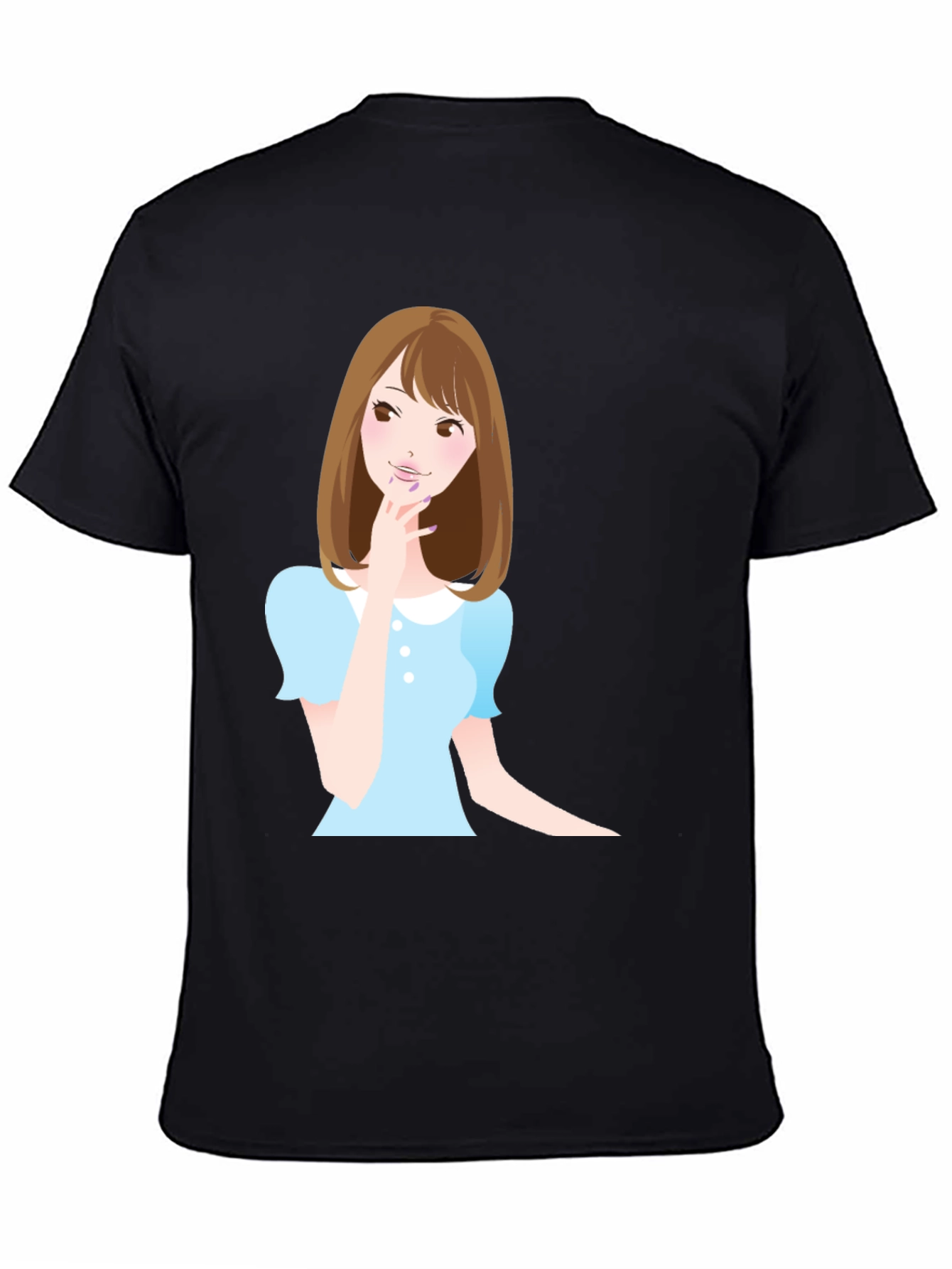 Cute Anime Girl Graphic T-Shirt