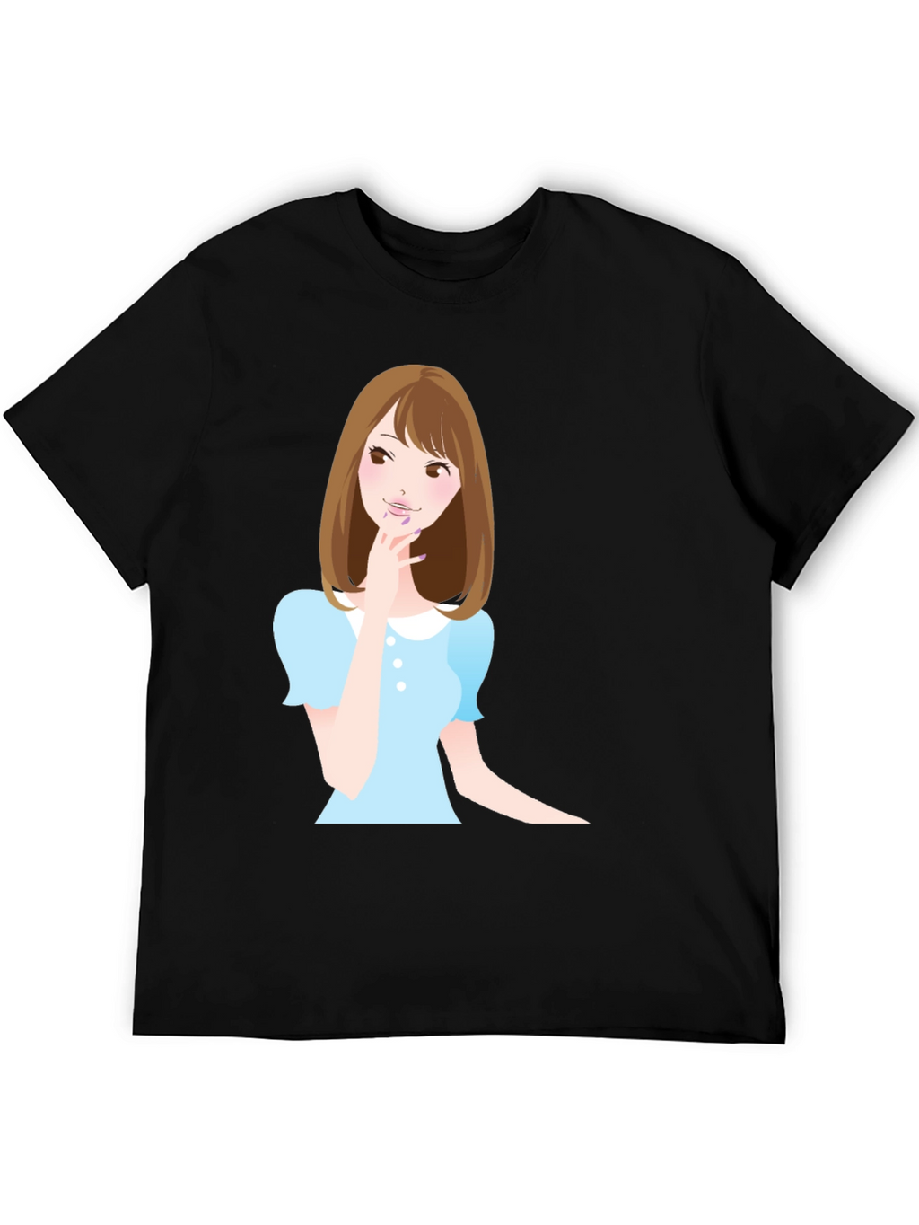 Cute Anime Girl Graphic T-Shirt
