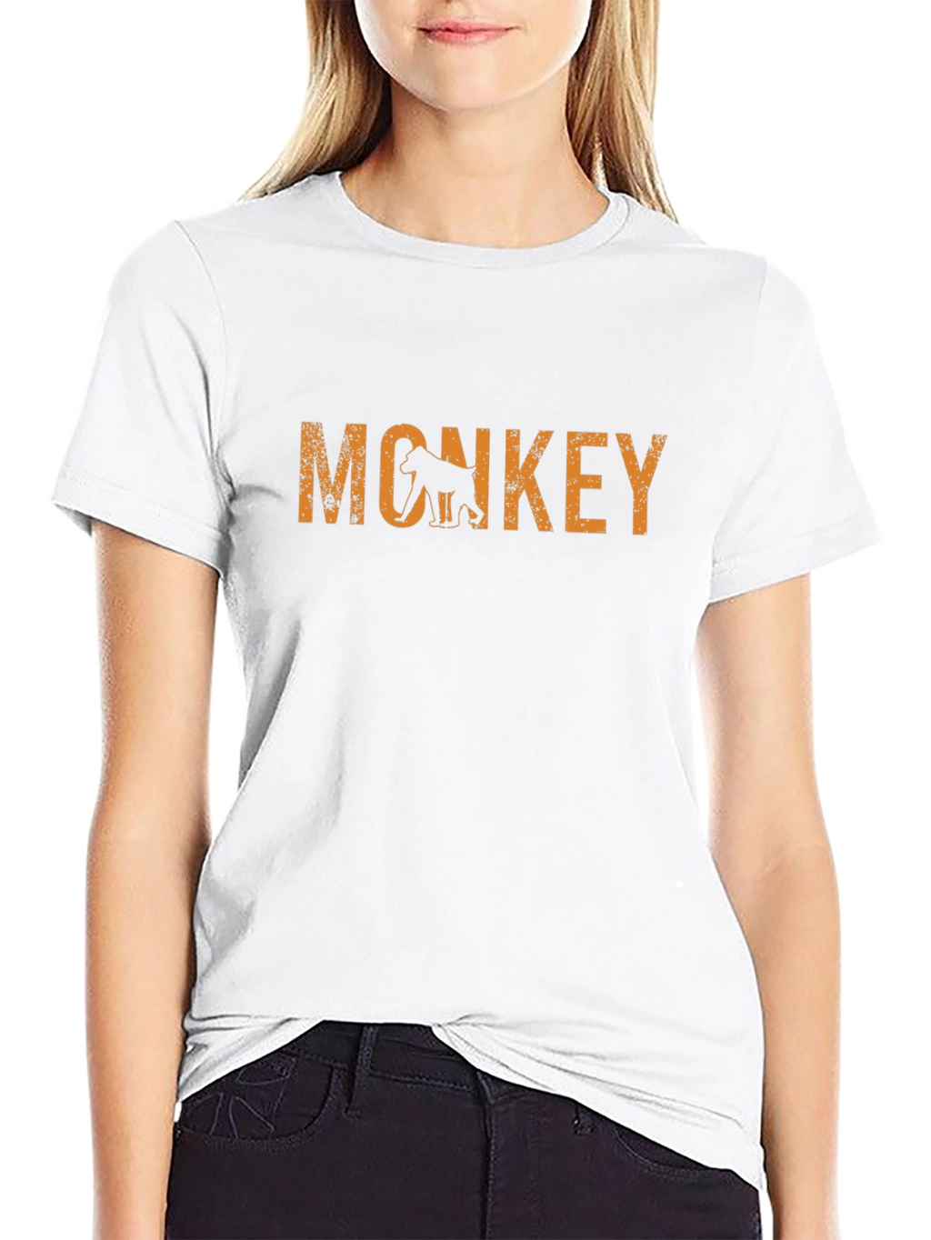 Monkey Graphic Print Mens T-Shirt