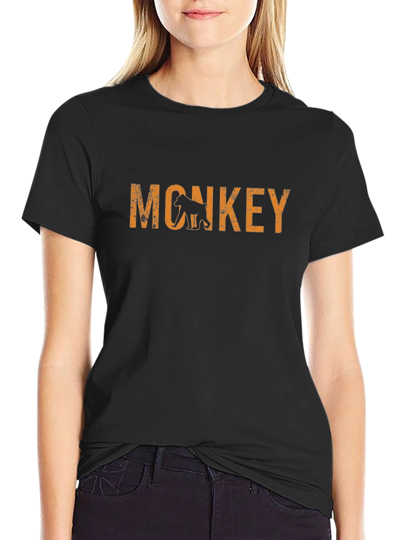 Monkey Graphic Print Mens T-Shirt