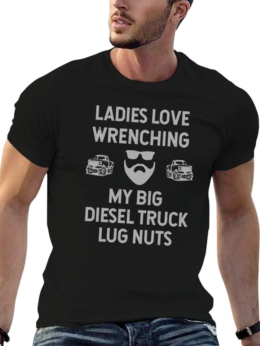 Ladies Love Wrenching Diesel Truck T-Shirt