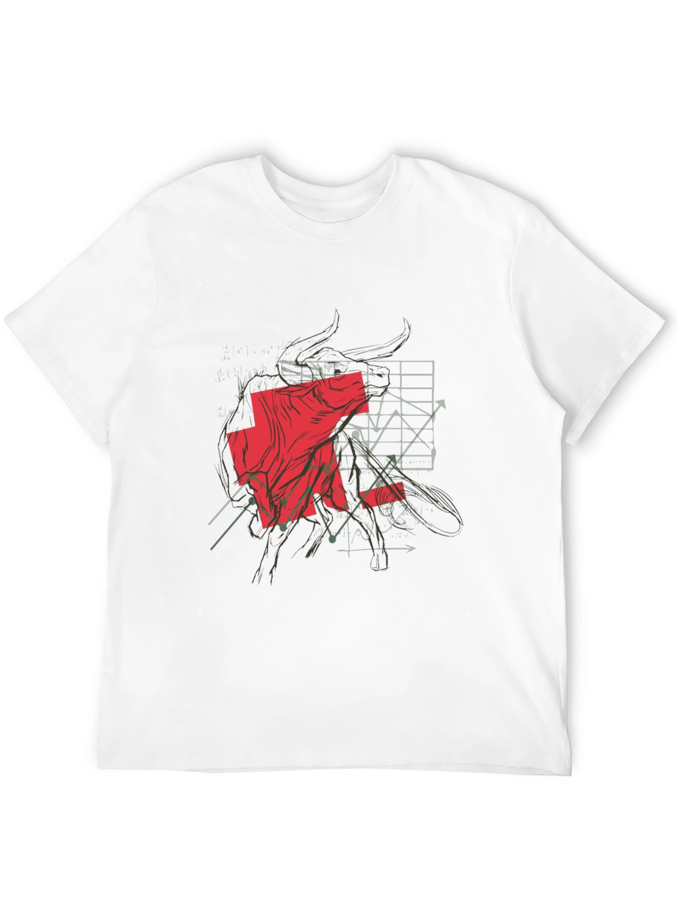 Bold Bull Market Graphic Tee - Black