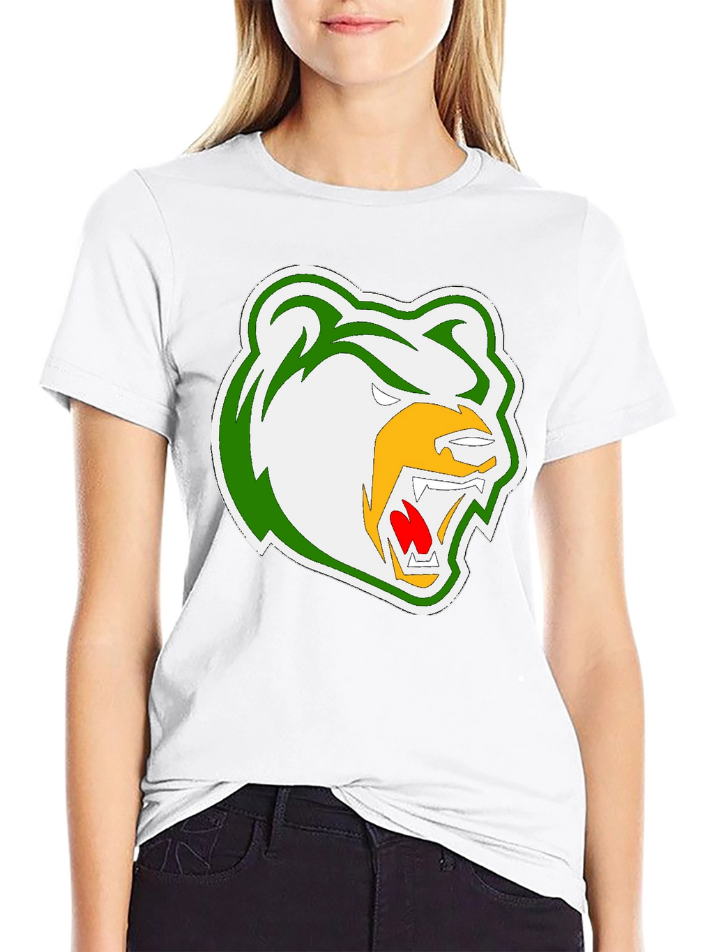 Grizzly Bear Graphic Black T-Shirt