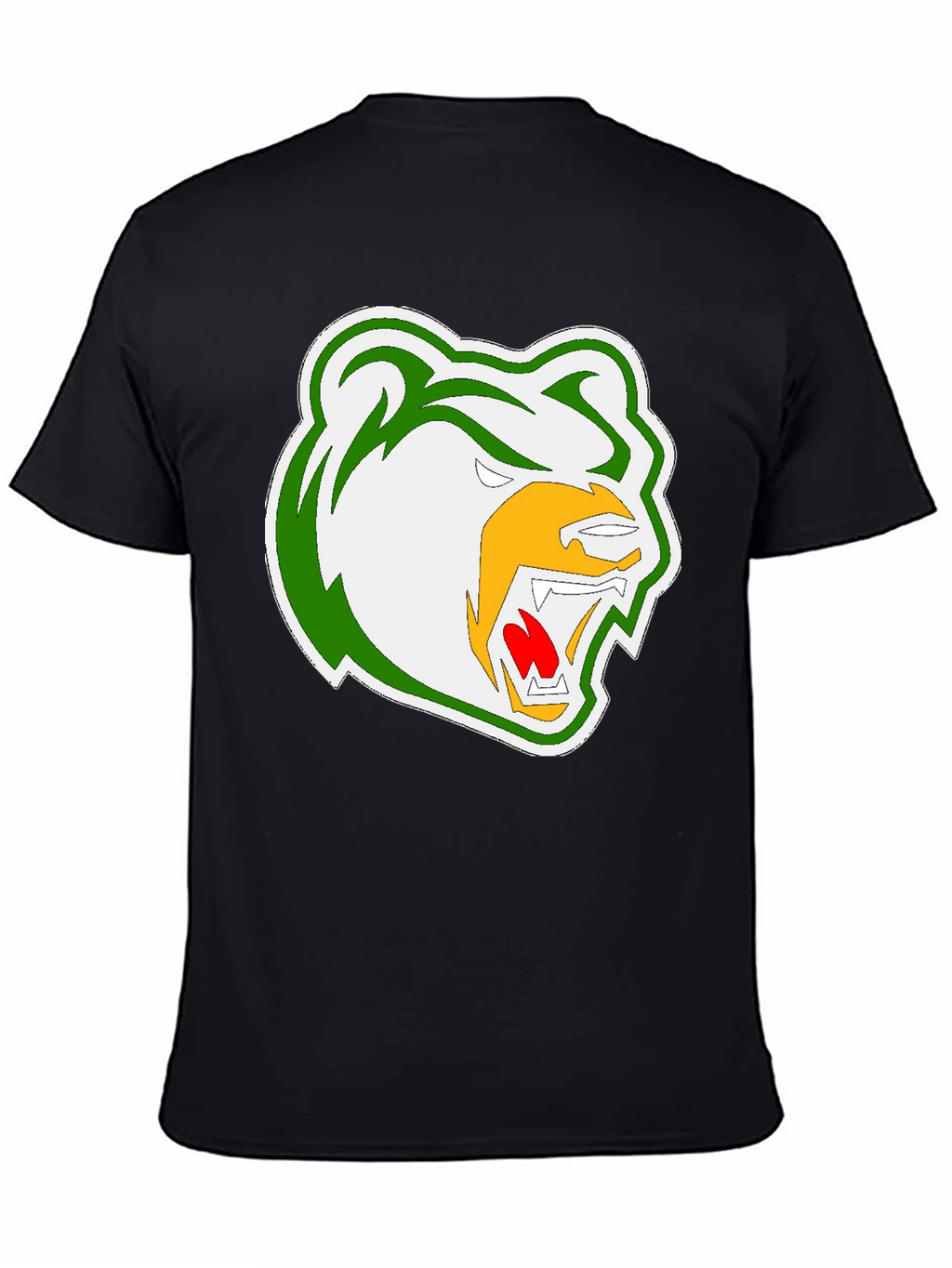 Grizzly Bear Graphic Black T-Shirt