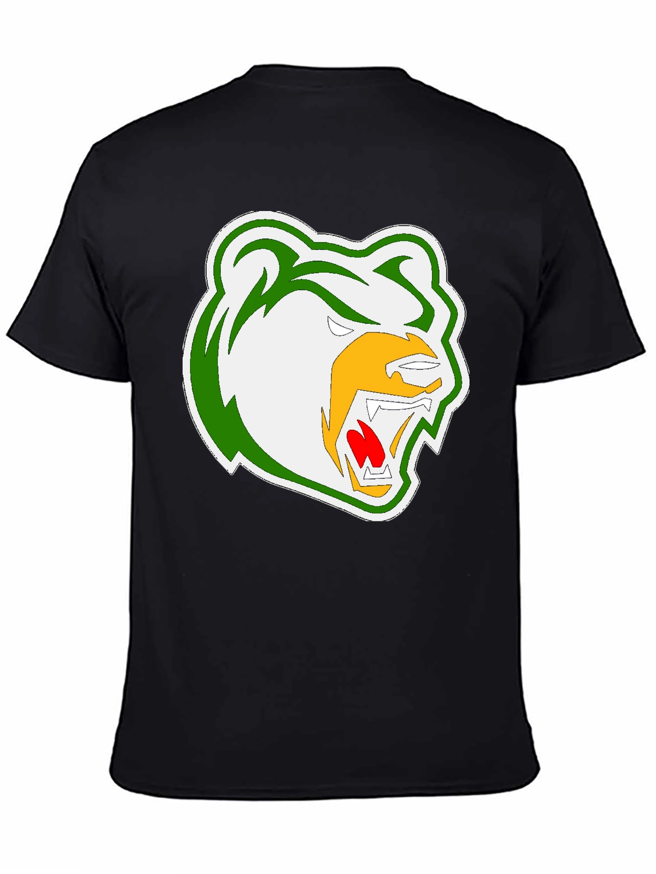 Grizzly Bear Graphic Black T-Shirt