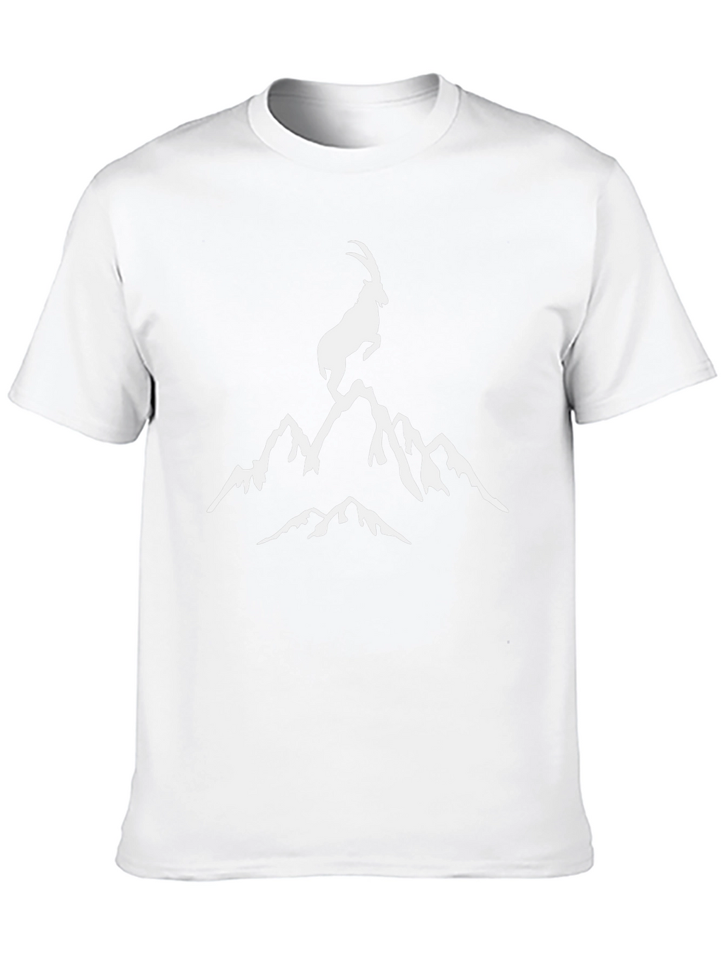 Mountain Goat Graphic Tee - Black