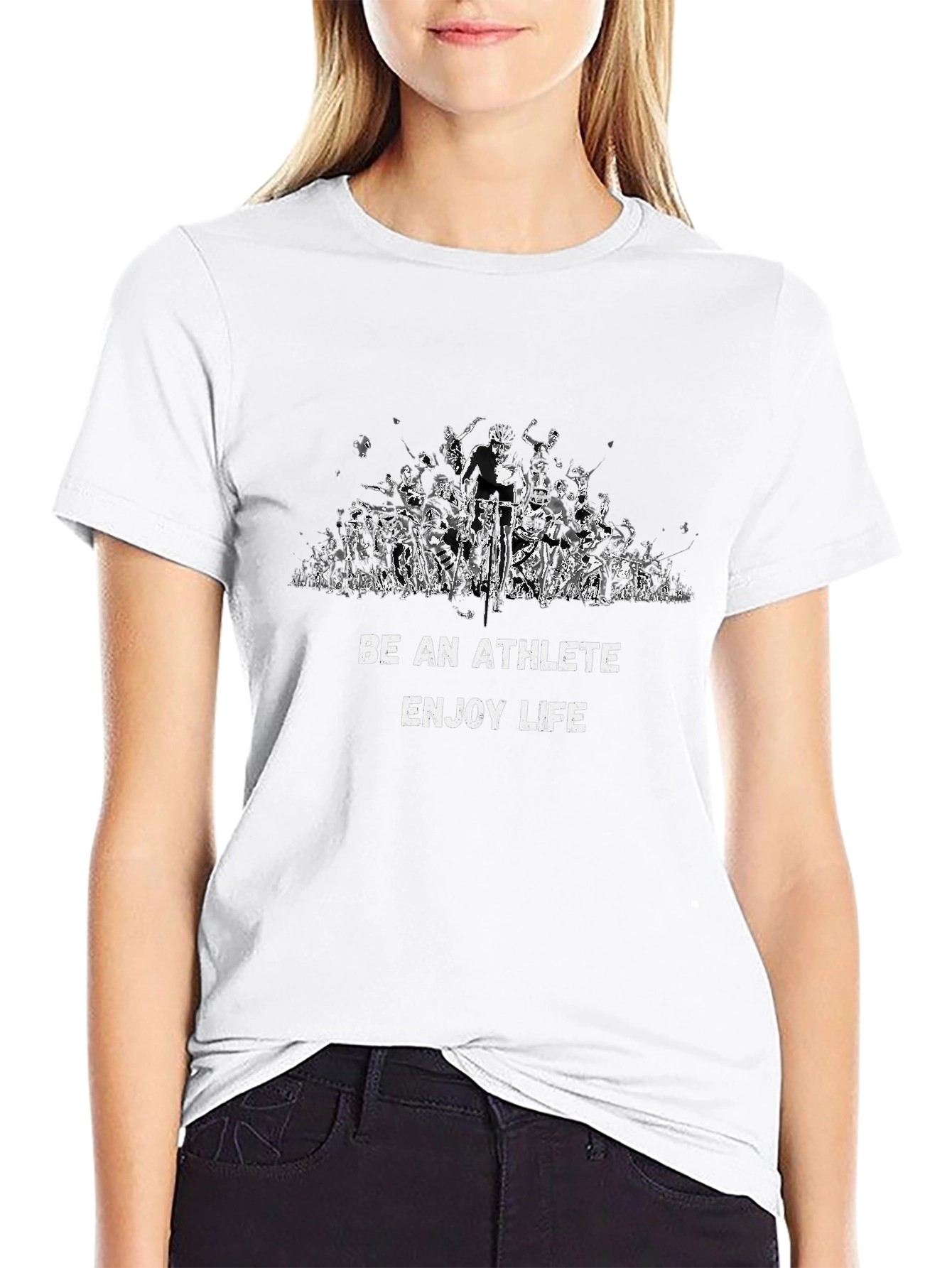 Athlete Life Graphic T-Shirt