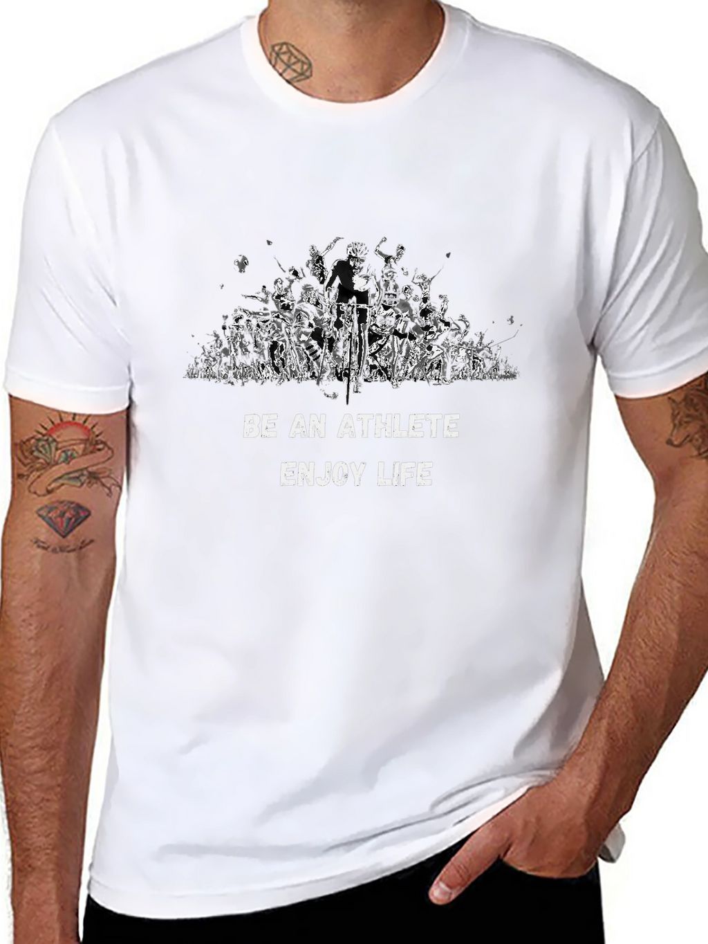 Athlete Life Graphic T-Shirt