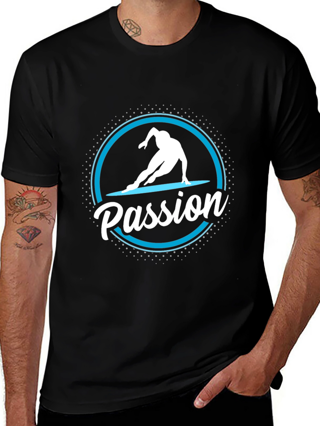 Passion Speed Skating Graphic T-Shirt