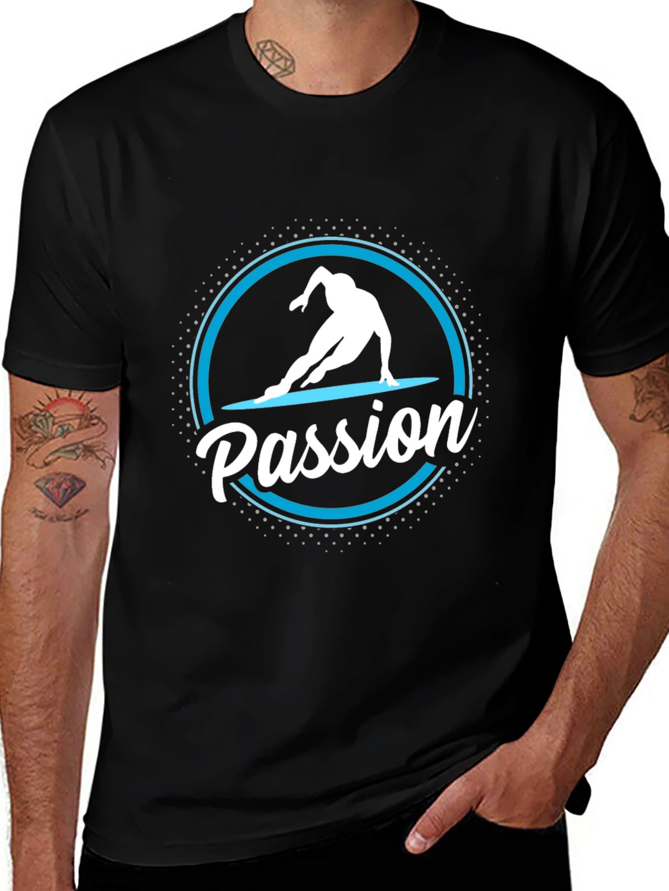 Passion Speed Skating Graphic T-Shirt