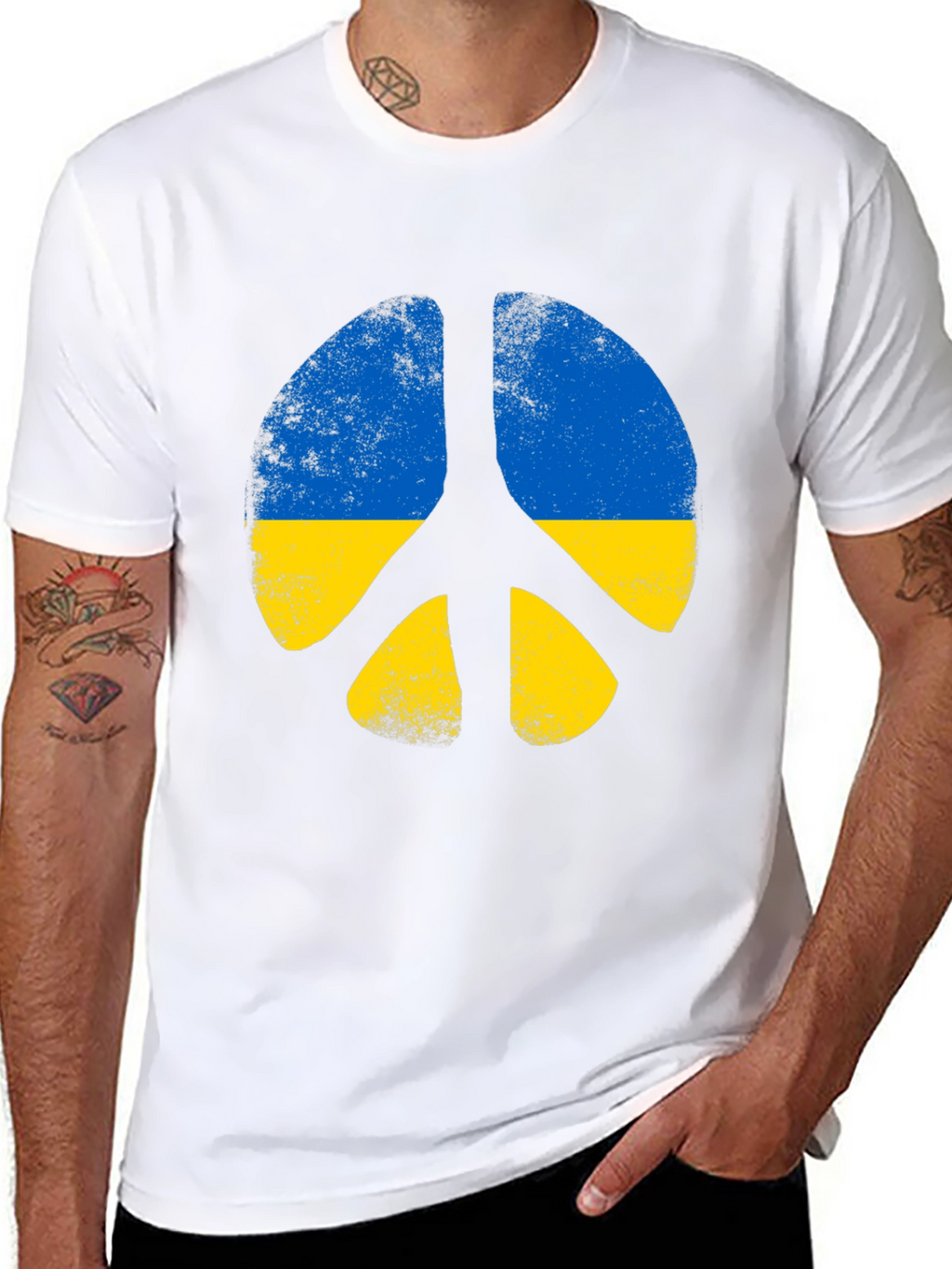 Ukraine Peace Sign T-Shirt