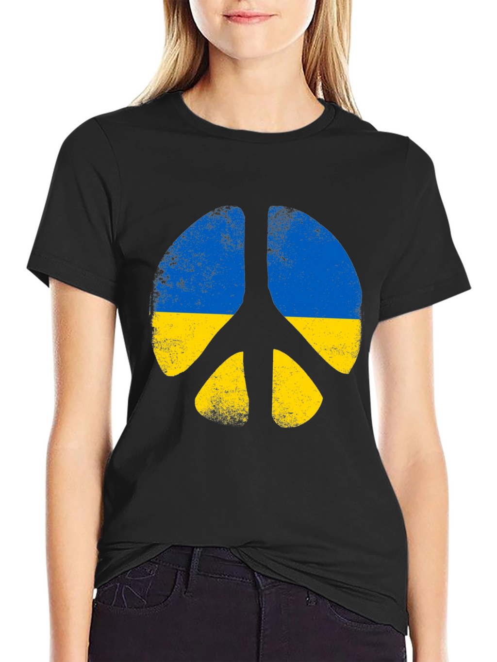 Ukraine Peace Sign T-Shirt