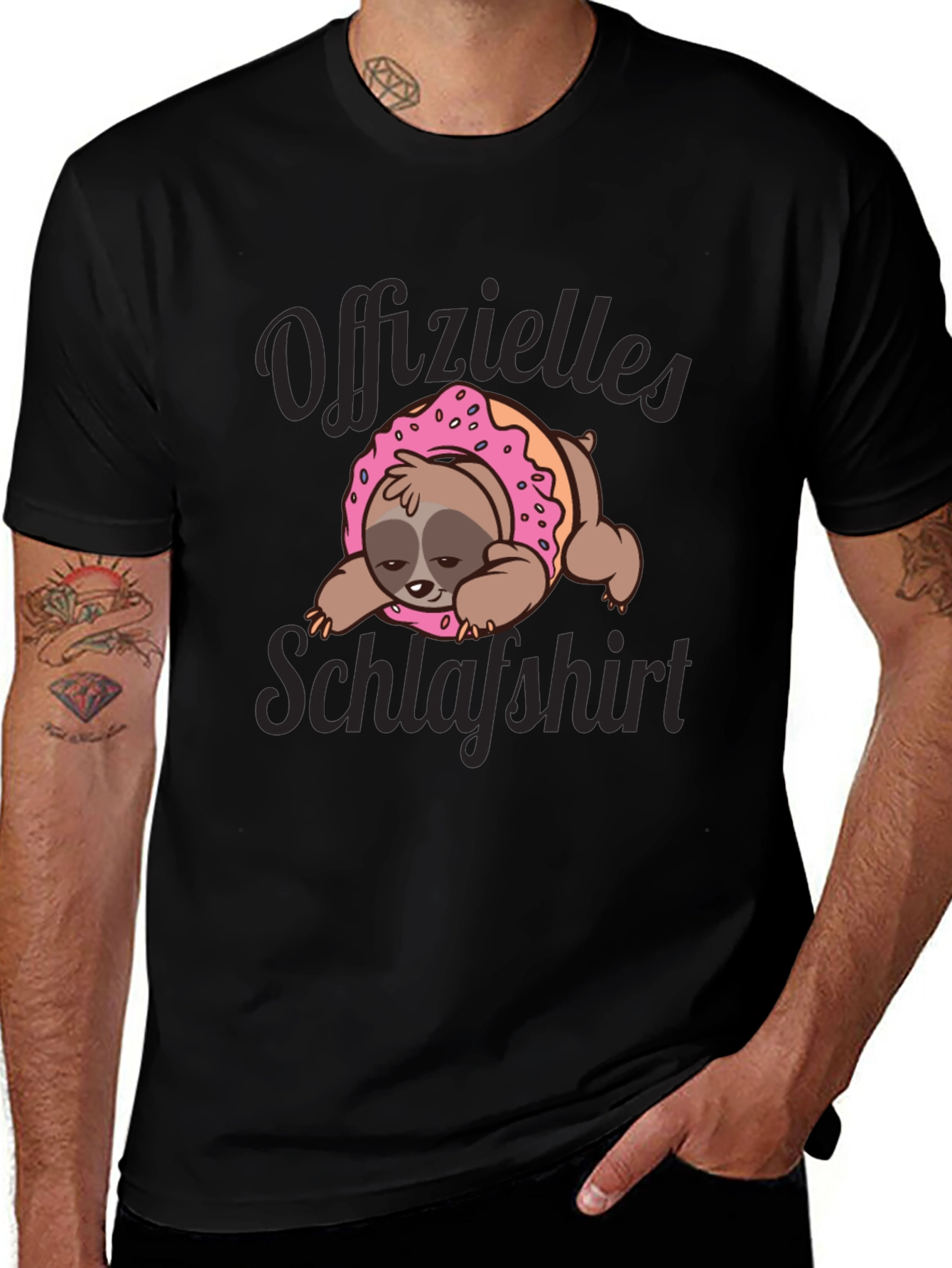 Sloth Donut T-Shirt - Official Sleep Shirt