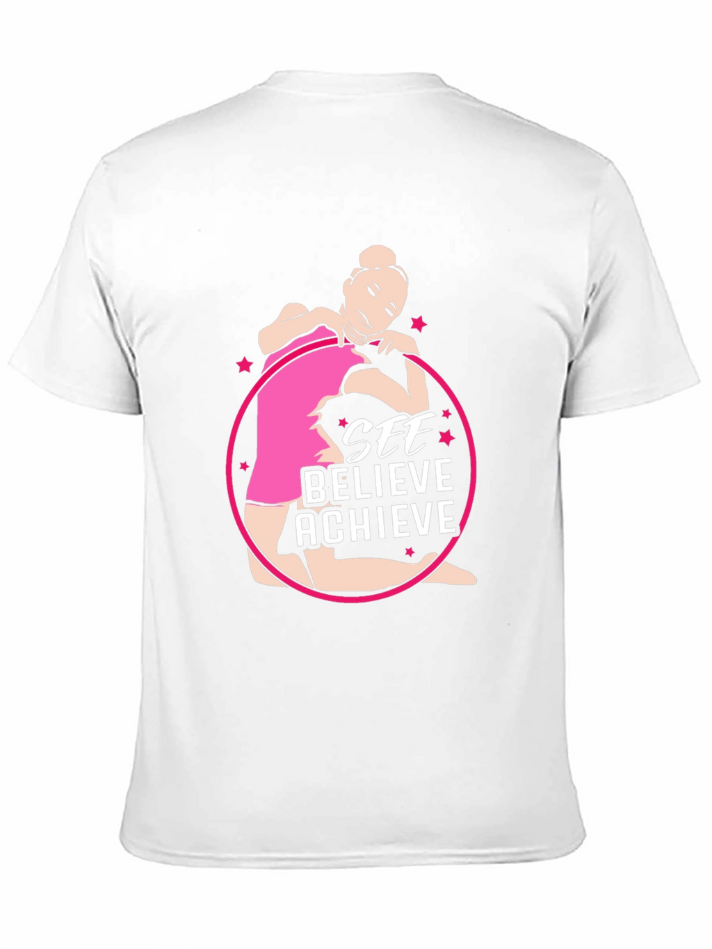 See Believe Achieve Gymnast Tee