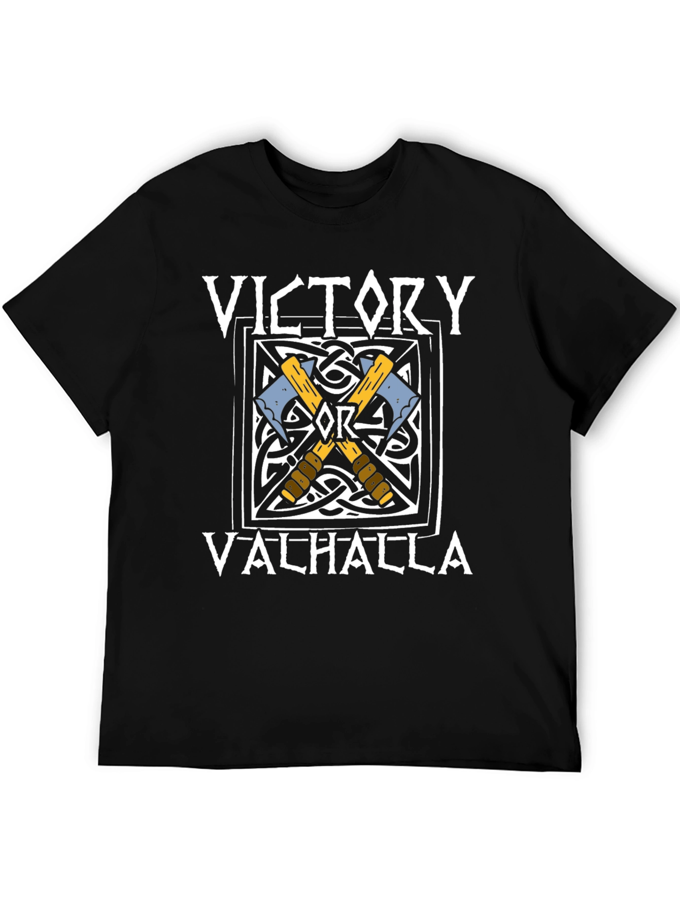 Victory or Valhalla Viking Axe T-Shirt