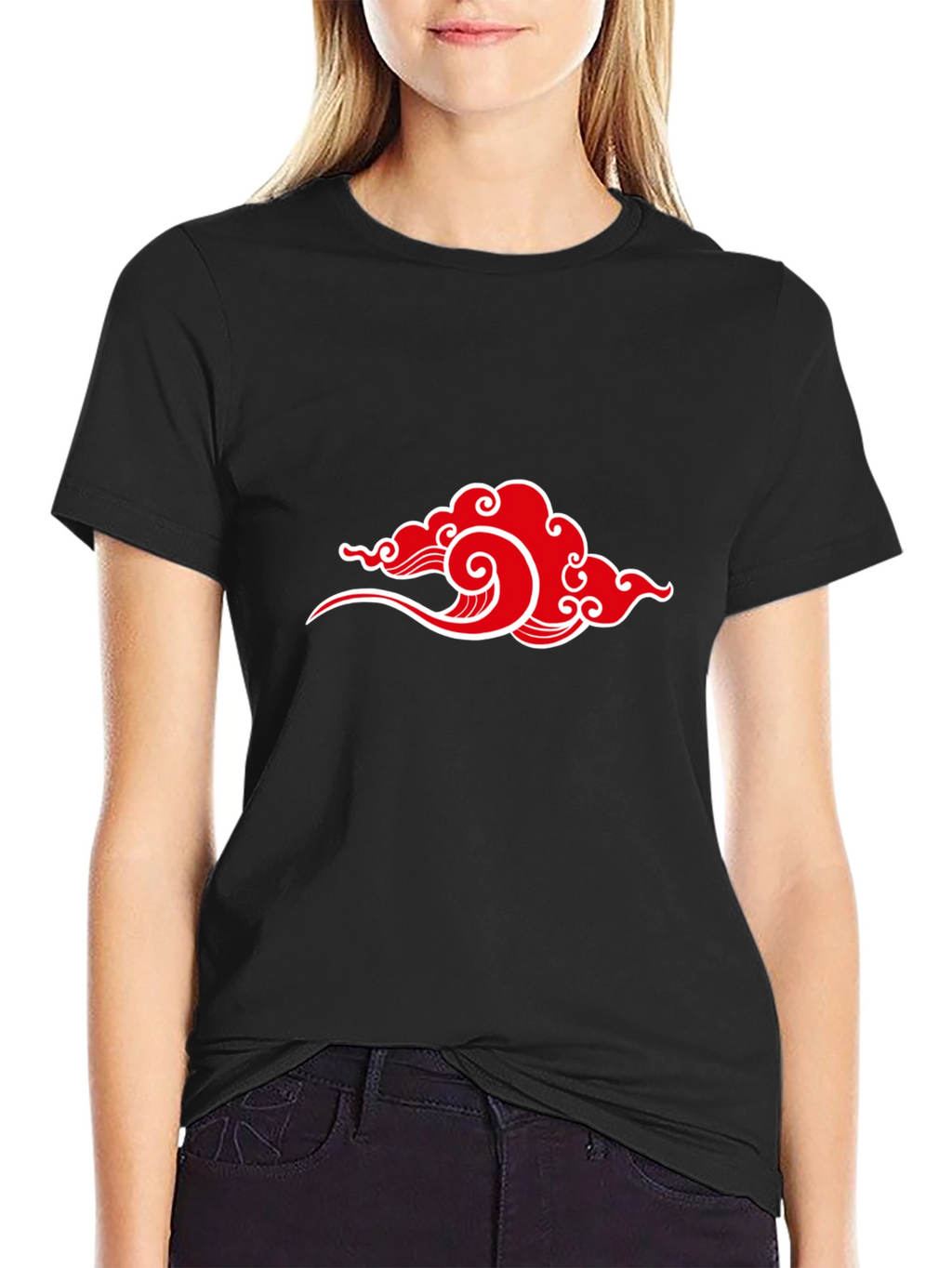 Akatsuki Cloud Graphic T-Shirt - Anime Inspired Style
