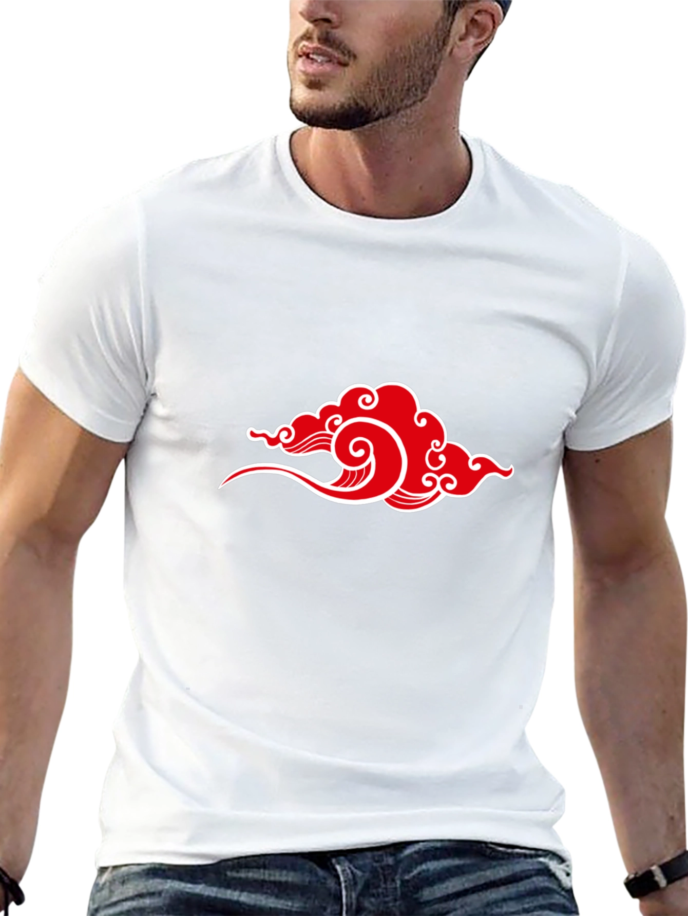 Akatsuki Cloud Graphic T-Shirt - Anime Inspired Style
